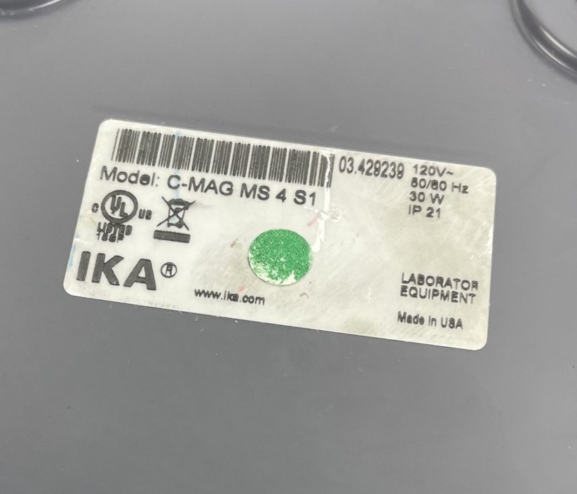 OEM IKA Magnetic Stirrer IKA C-MAG MS 4 S1 - Sold as is for Parts or Repair