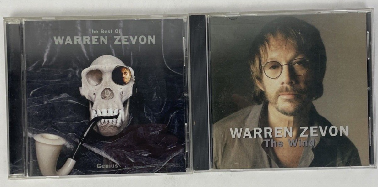 2. x Warren Zevon Audio CDs – The Wind, 2003 - W.Z. The Best Of, GENIUS, 2002
