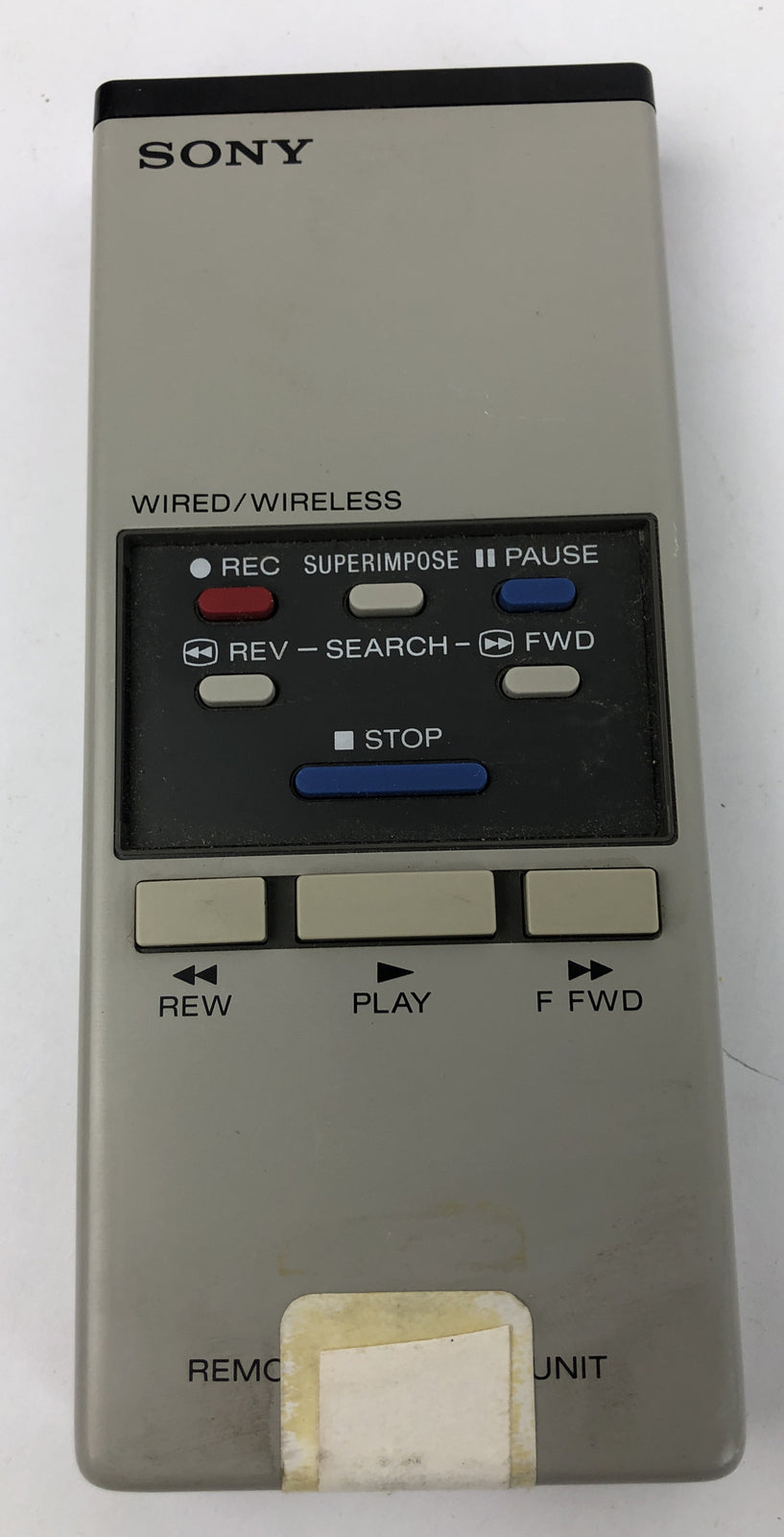 Vintage Sony RM-770 Genuine Remote Control for Betamax Recorder Made in Japan