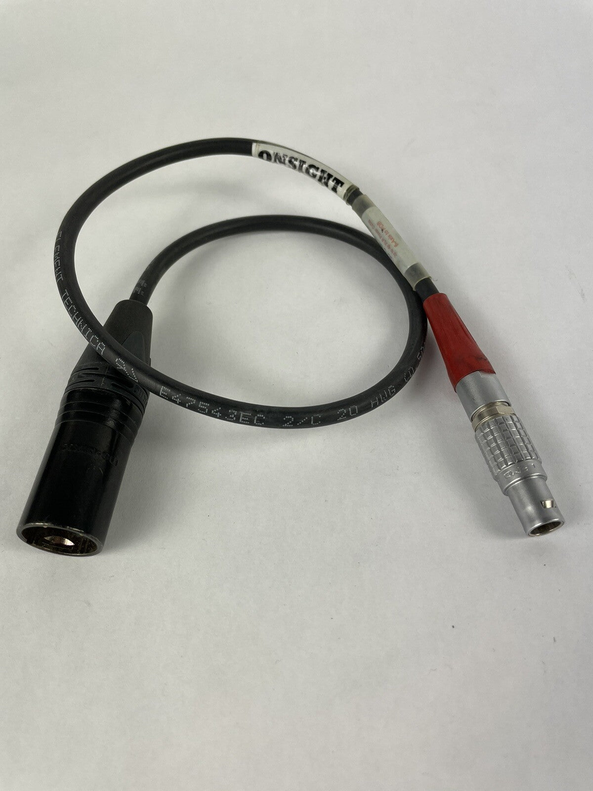 Element Technica 4-Pin XLR Male to 2-Pin Bolt Power Cable - 24"  2 ft Long