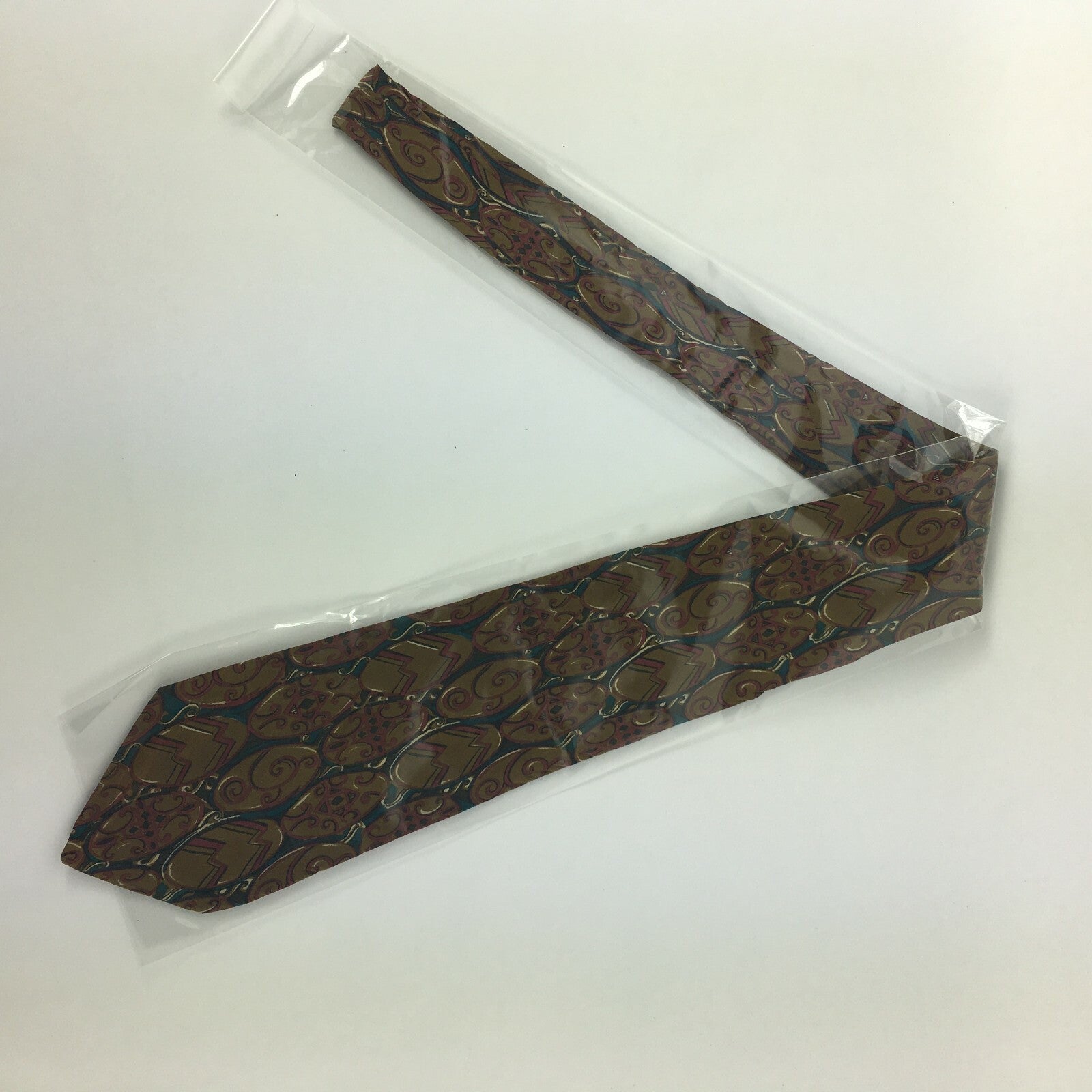 Genuine Secours 100% Silk Handmade Stylish Formal/Casual Tie Multi Coloured