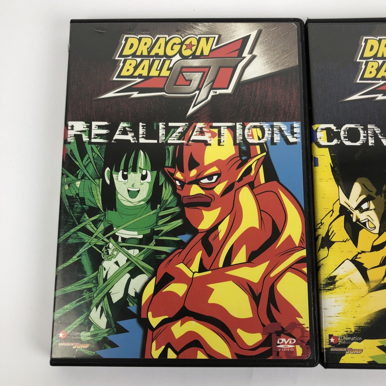 2 x Dragon Ball GT : Shadow Dragon - REALIZATION and Conversion (DVD, 2004) MINT