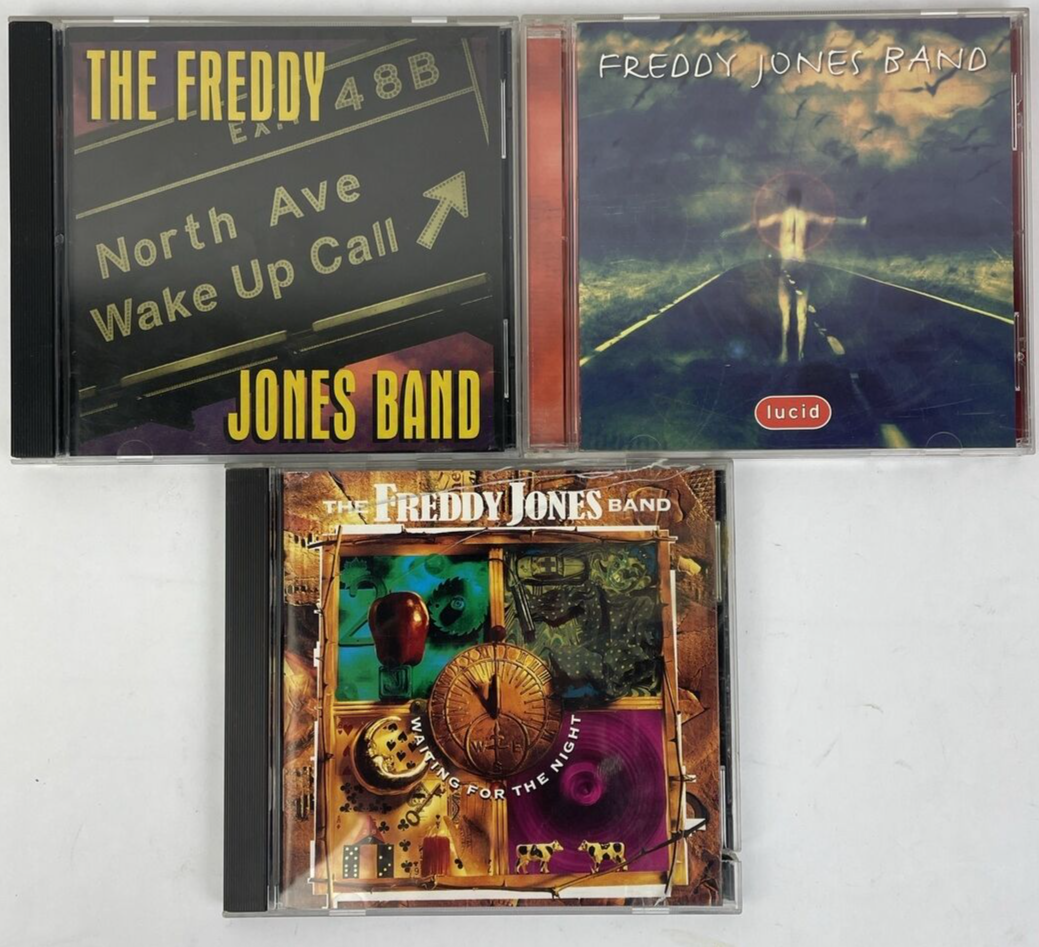 The Freddy Jones Band CD Lot Waiting For The Night North Ave Wake Up Call lucid