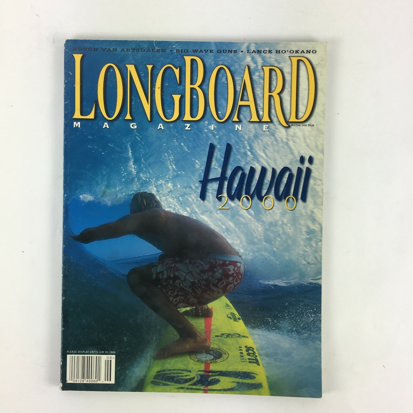 June 2000 Longboard Magazine Hawaii 2000 Butch Van Artsdalen Big-Wave Guns