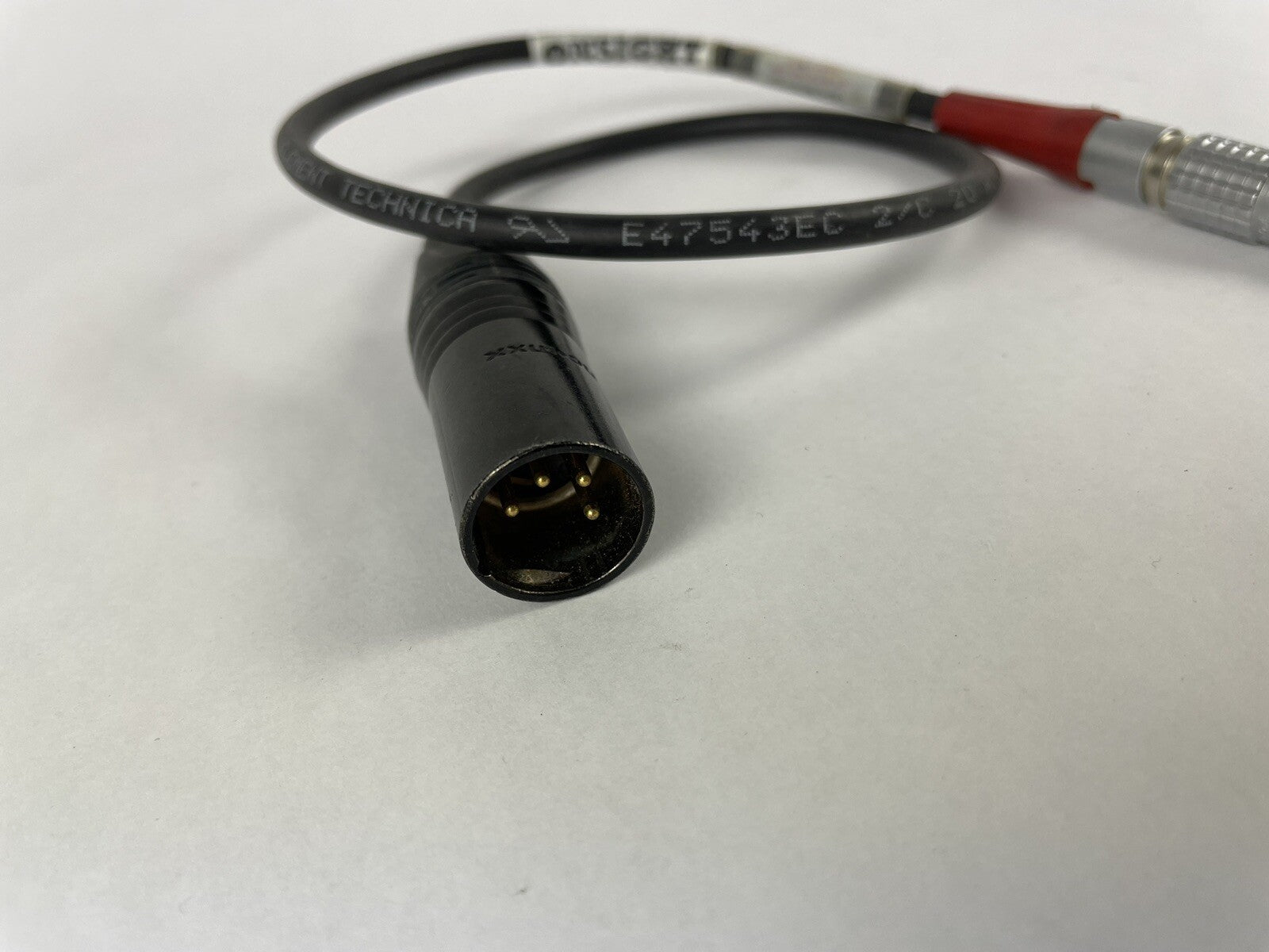 Element Technica 4-Pin XLR Male to 2-Pin Bolt Power Cable - 24"  2 ft Long