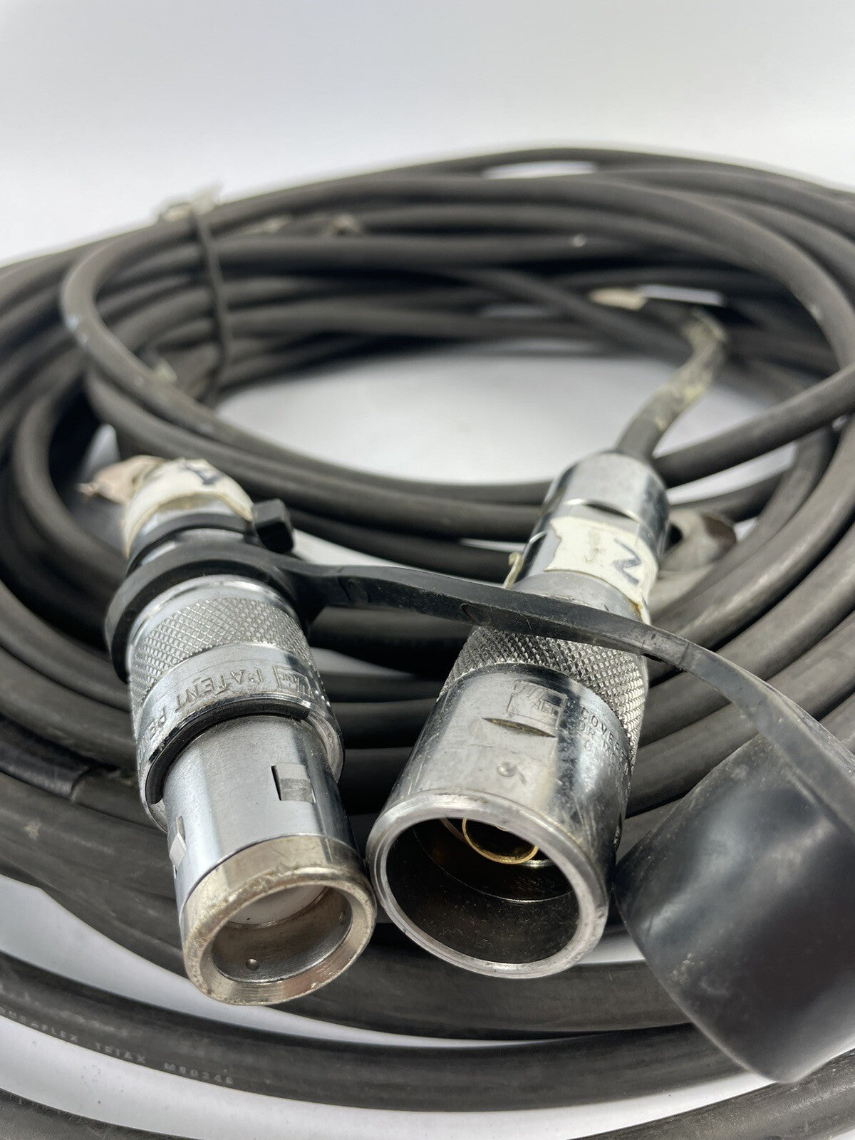 100ft ADC Commscope TCP-B38 ProAx Triaxial Male & Female Camera Connector 75 ohm