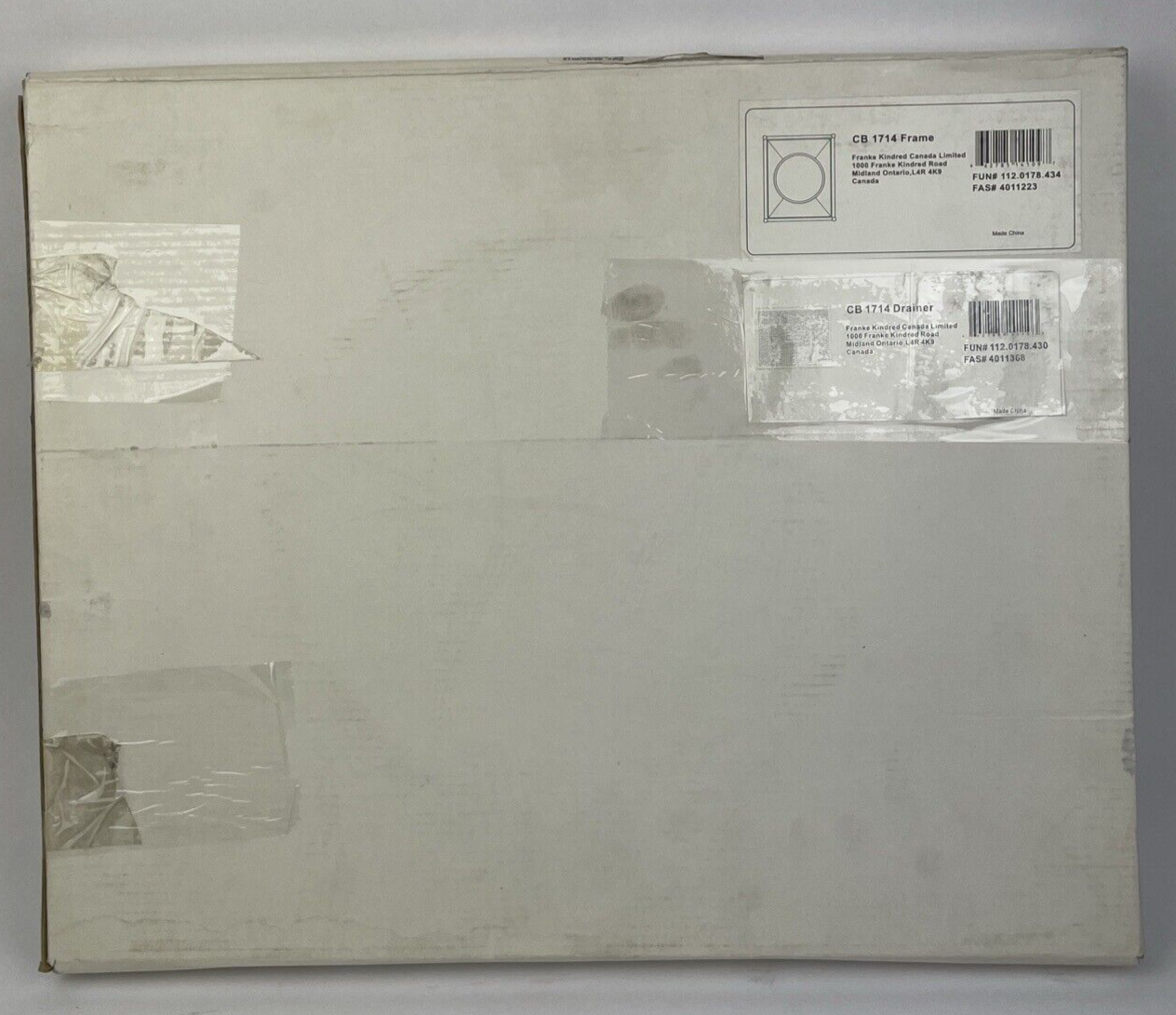 Franke Kindred Kitchen Sink Drain Bowl System Kit Stainless Steel 17.25" x 14"