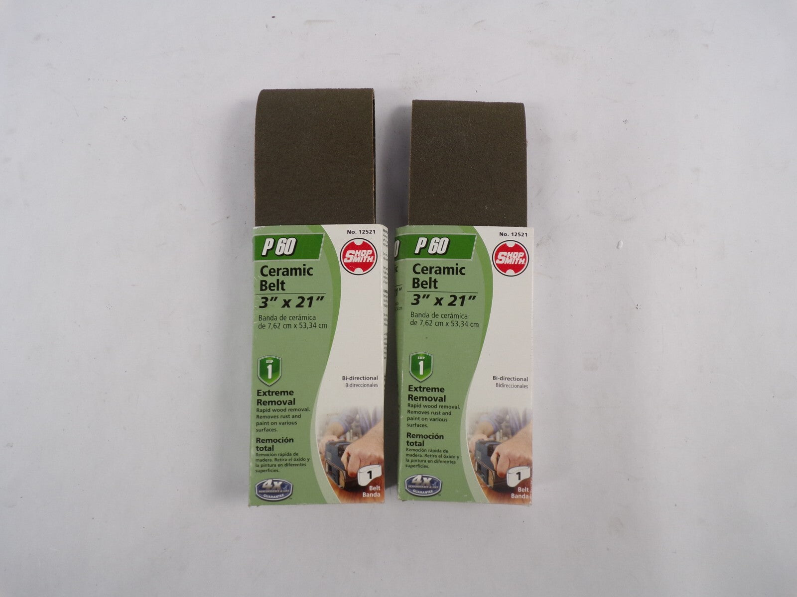 ShopSmith 3" x 21" Ceramic Sanding Belt P60 Grit No. 12521 - Extreme Removal 60