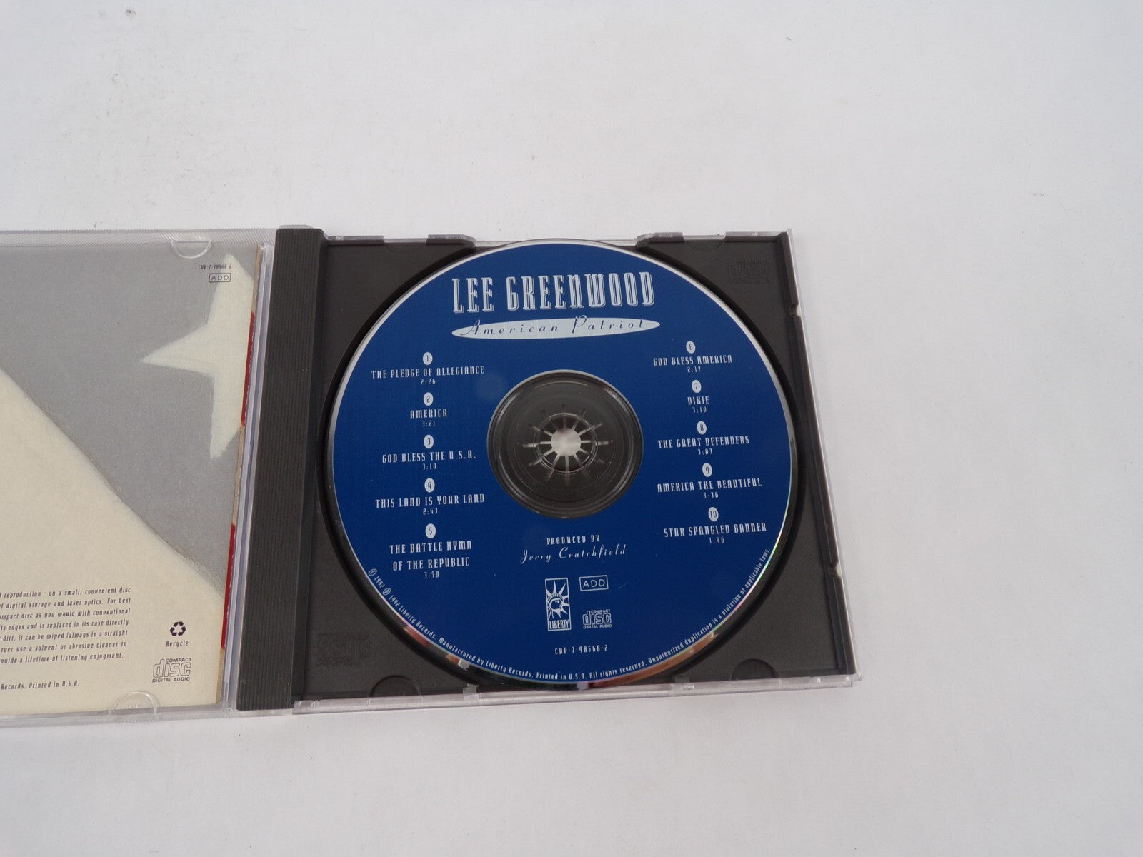 Lee Greenwood American Patriot The Pledge Of Allegiance America God Bless CD#69