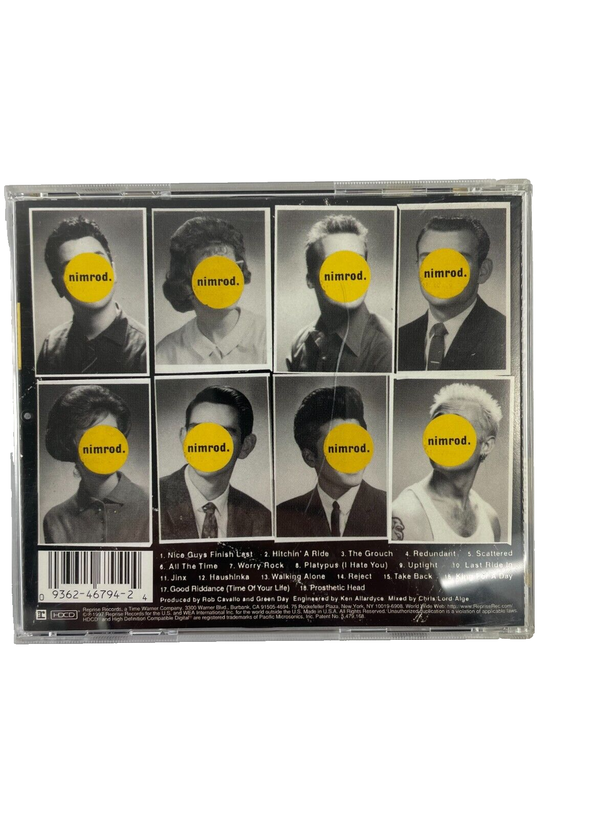 Green Day Nimrod Nice Guys Finish Last Hitchin A Ride The Grouch Redundant #F-G