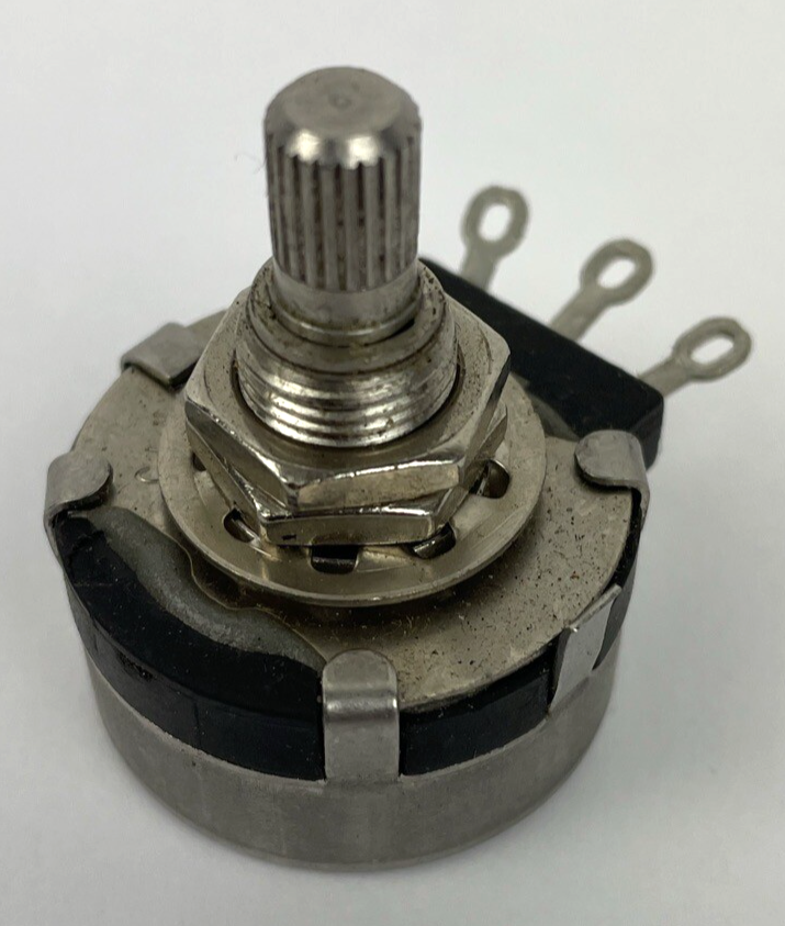 Clarostat 20k Ohm 2 Watt Continuous Rotation Potentiometer 1/4" Shaft MEXICO