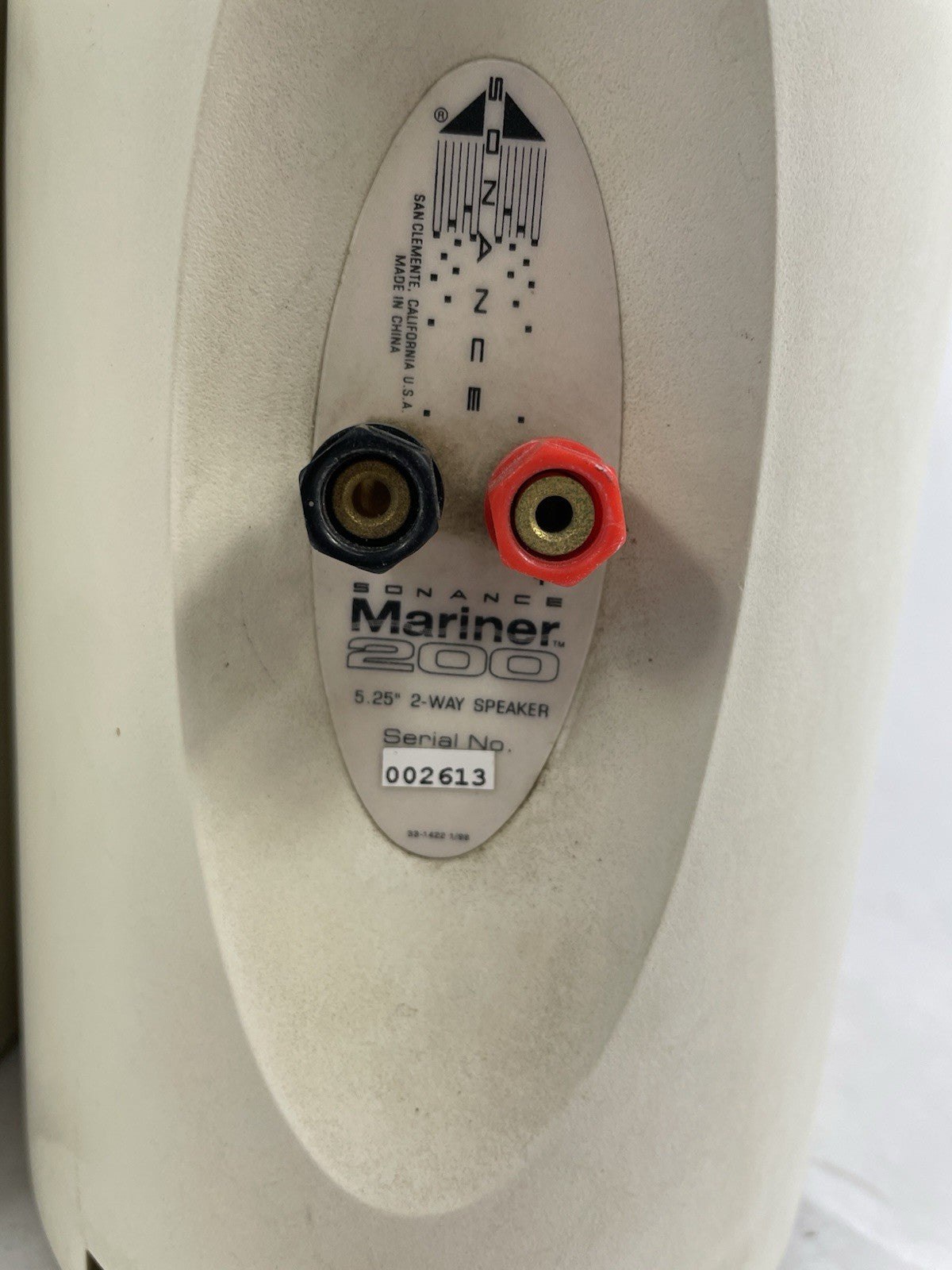 Sonance Mariner 200 Speakers HiFi Stereo Audiophile White Outdoor Boat Marine