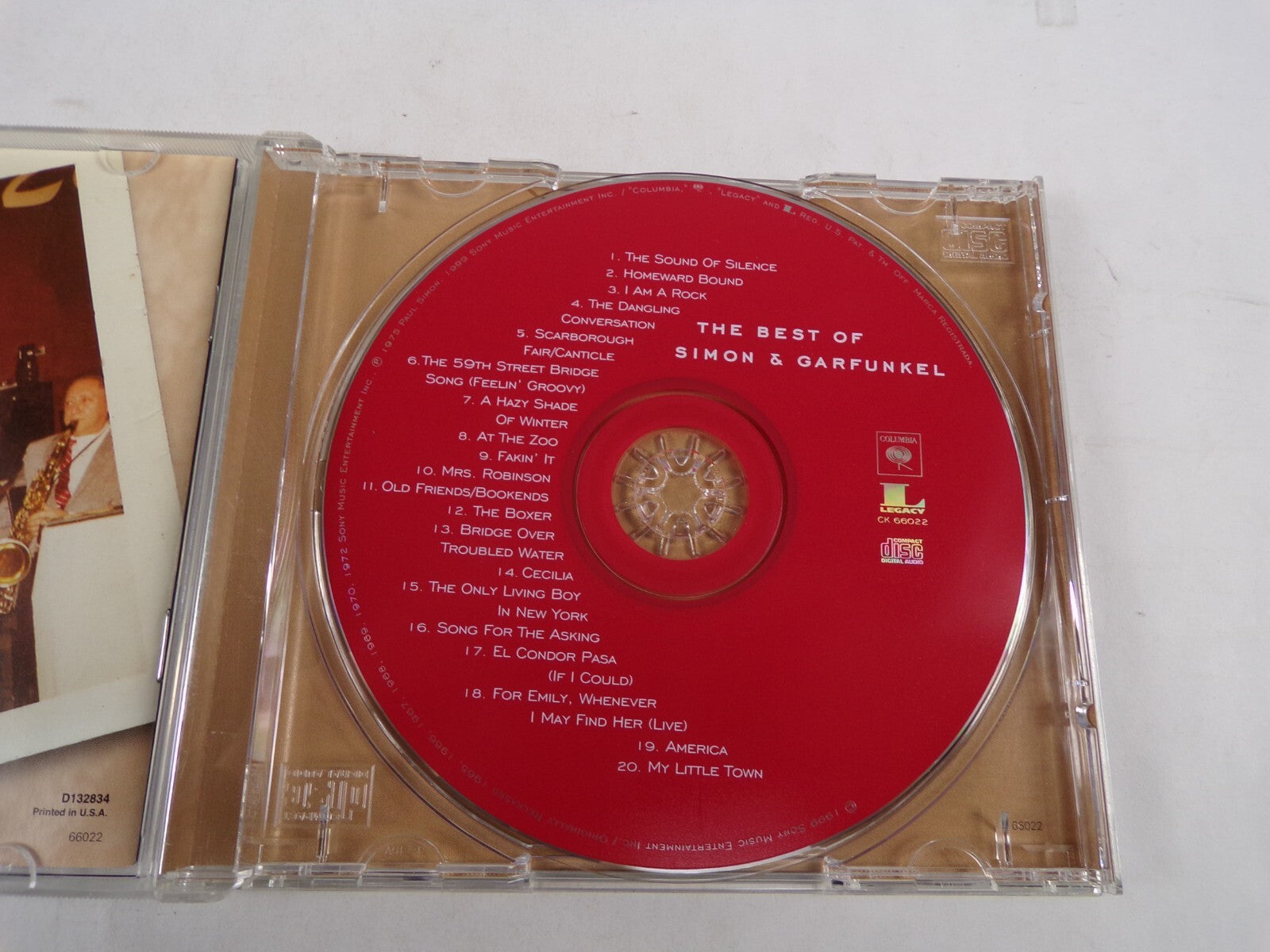 The Best Of Simon Garfunkel The Sound Of Silence Homeward Bound I Am A CD#57