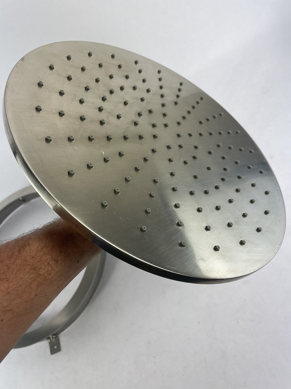 Aquabrass 922 Cura 13” Ceiling Mount Round Rain Showerhead in Stainless Steel