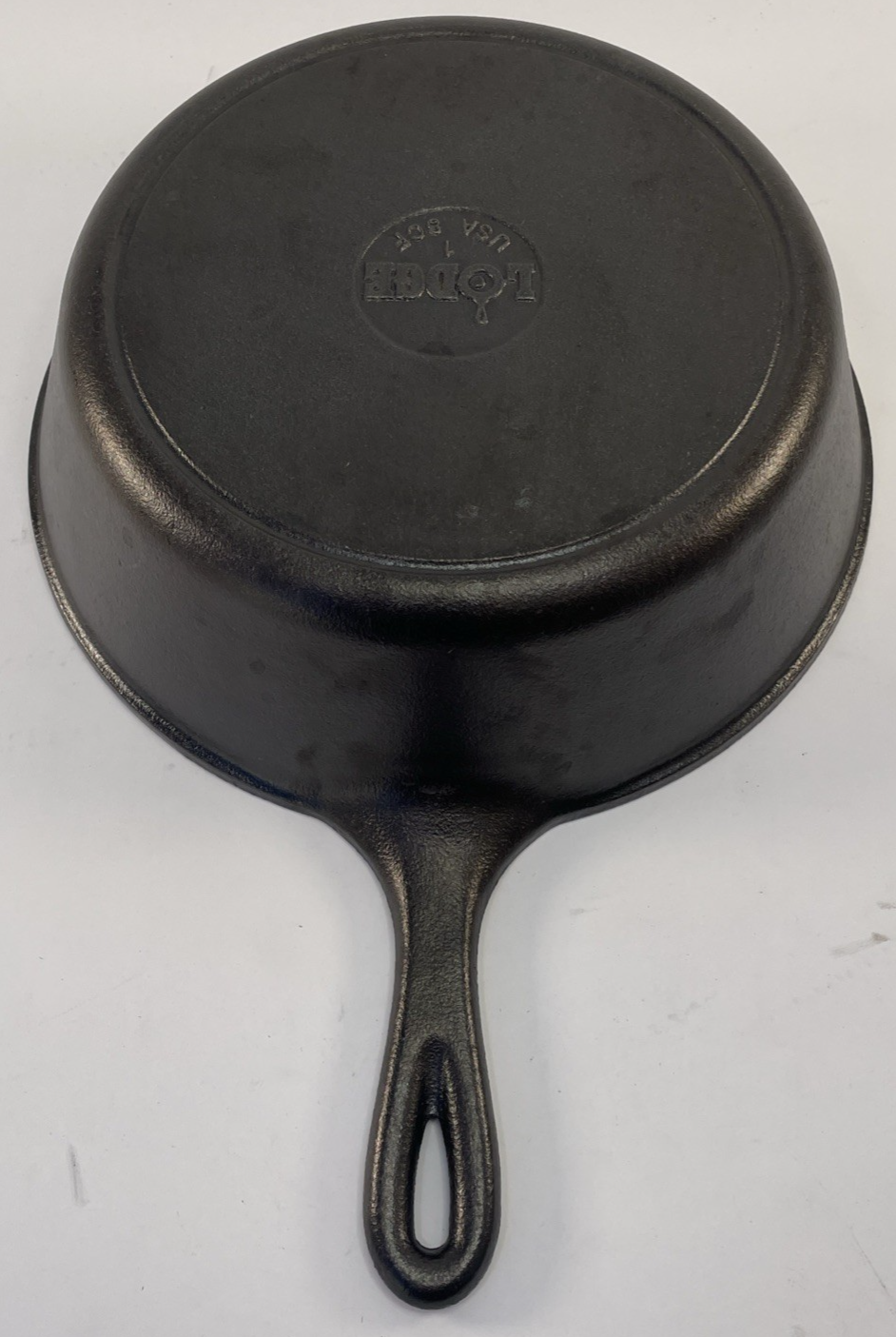 Vintage LODGE USA  8 CF Heavy 10 1/4" Cast Iron Skillet 3” Deep Frying Pan