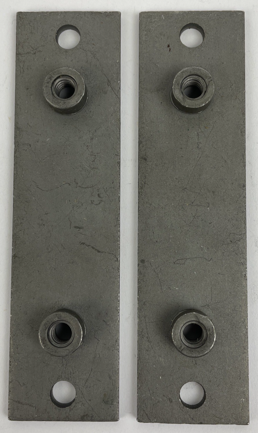 Lot of 2 PARKER Hannifin Corp. WPE-6 Elongated 4.5" WELD PLATE - Made in Germany