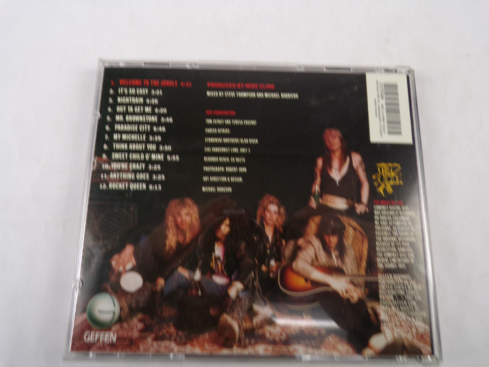 Guns-N-Roses Appetite For Destruction Nightrain My Michelle It's So Easy CD#57