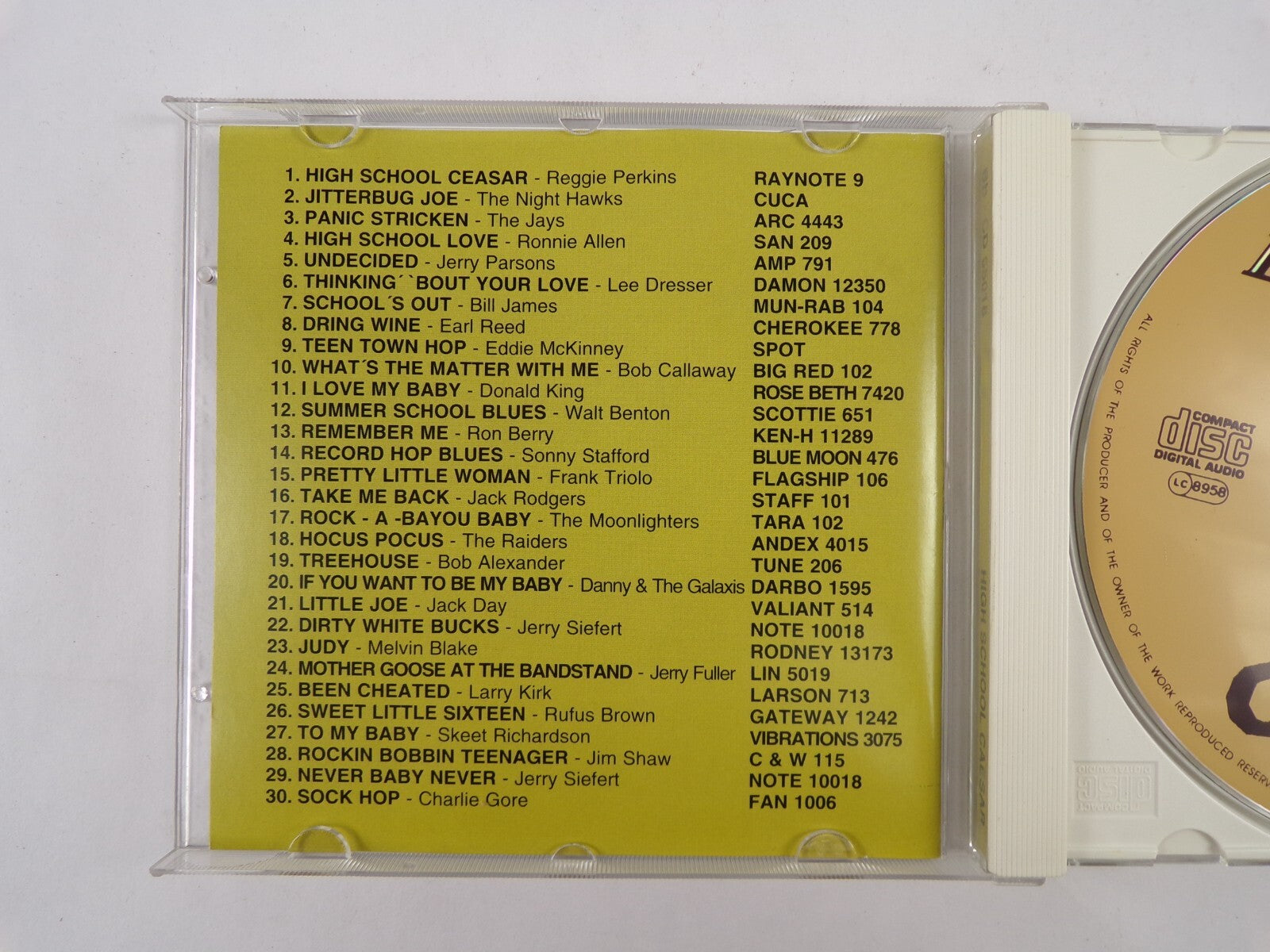 High School Caesar Buffalo Bop I Love My Baby CD #18