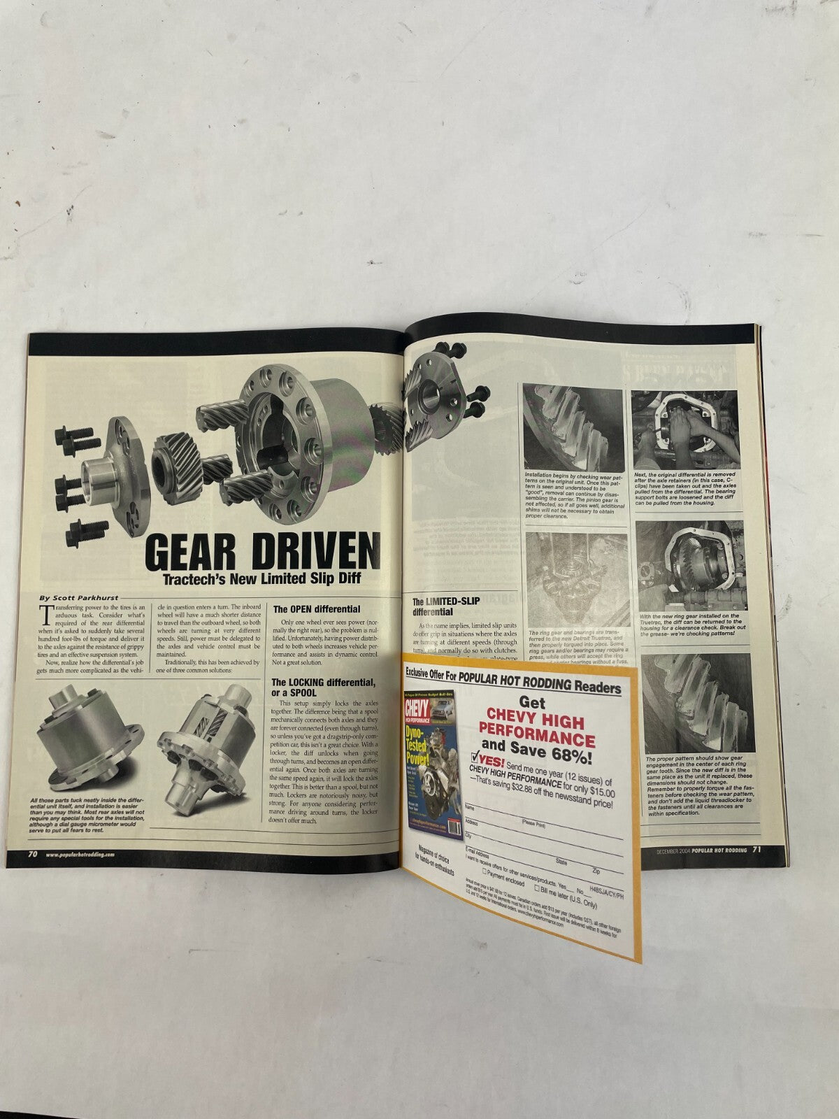 December 2004 Hot Rodding Magazine Nascar Style Fairlane For The Street LT1 Tech