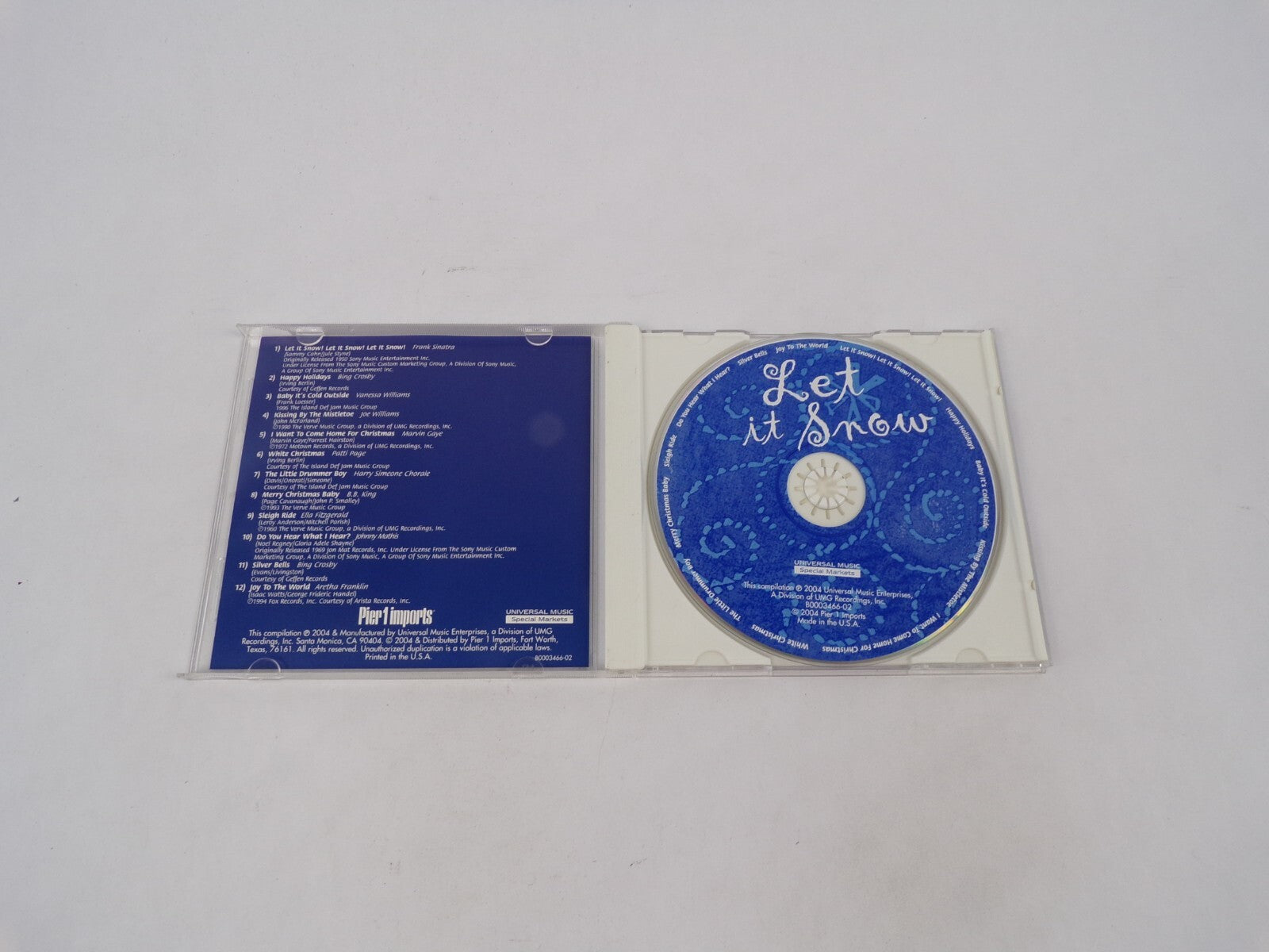 Let It Snow Holiday Favorites Baby It's Cold Outside Kissing By The MistletCD#69