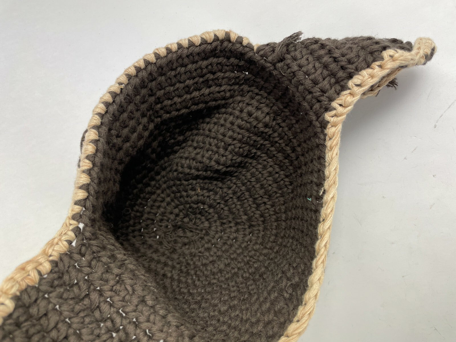 Wool Hat hand knitted baby aviator trapper style - Toddler 12-18 months