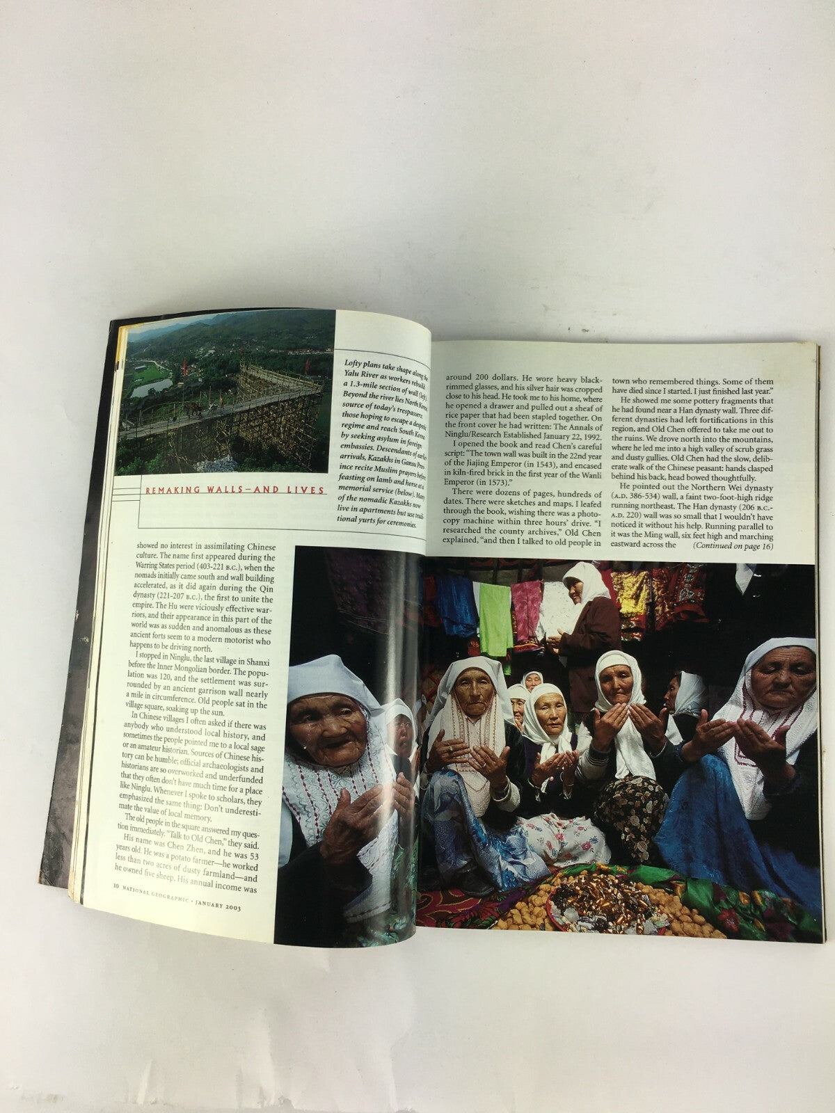 January 2003 National Geographic Magazine Inside Egypt's Secret Vaults