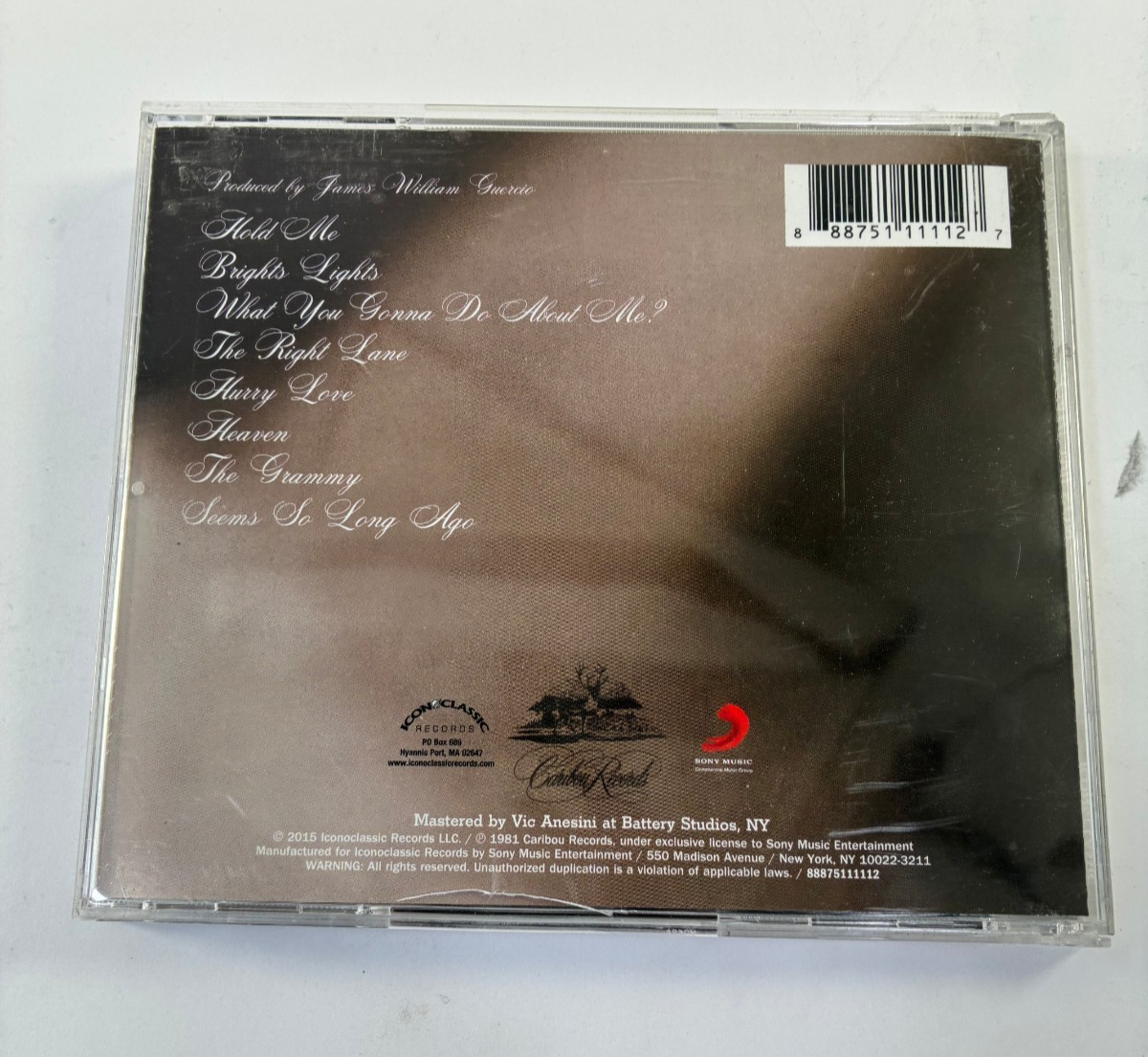 Carl Wilson Self-Titled Iconoclassic CD 2015