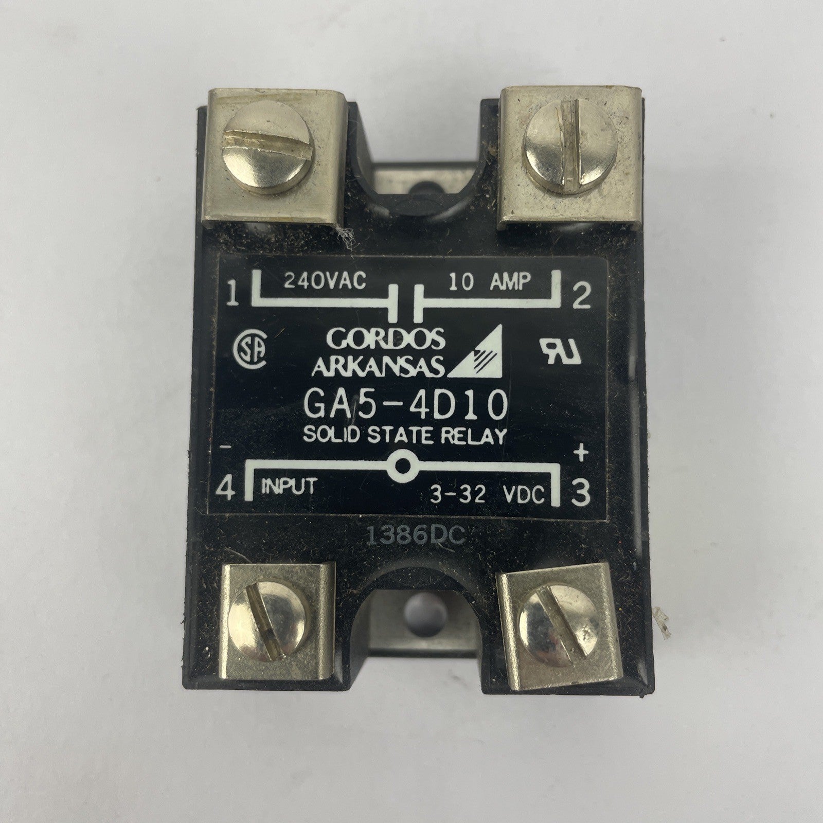 GORDOS ARKANSAS GA5-2D10 RELAY SOLID STATE 3-32VDC GA52D10 NOS