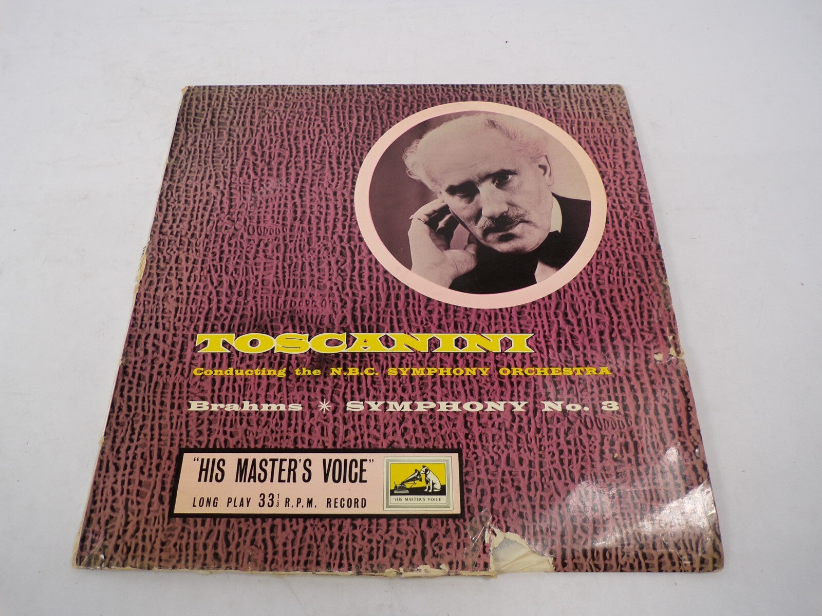 Toscanini Conducting the N.B.C Symphony Orchestra  BrahmsVinyl Records
