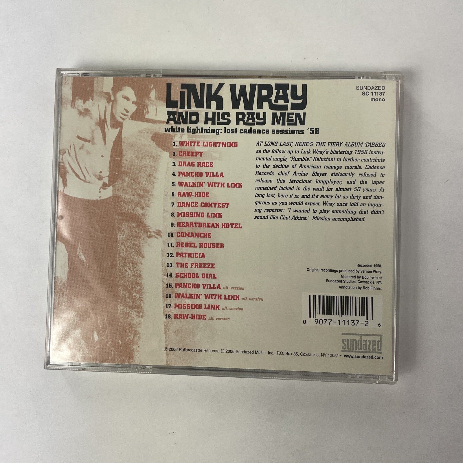 LINK WRAY - Streets Of Chicago: Missing Links Vol. 4 CD (1997)   #29 