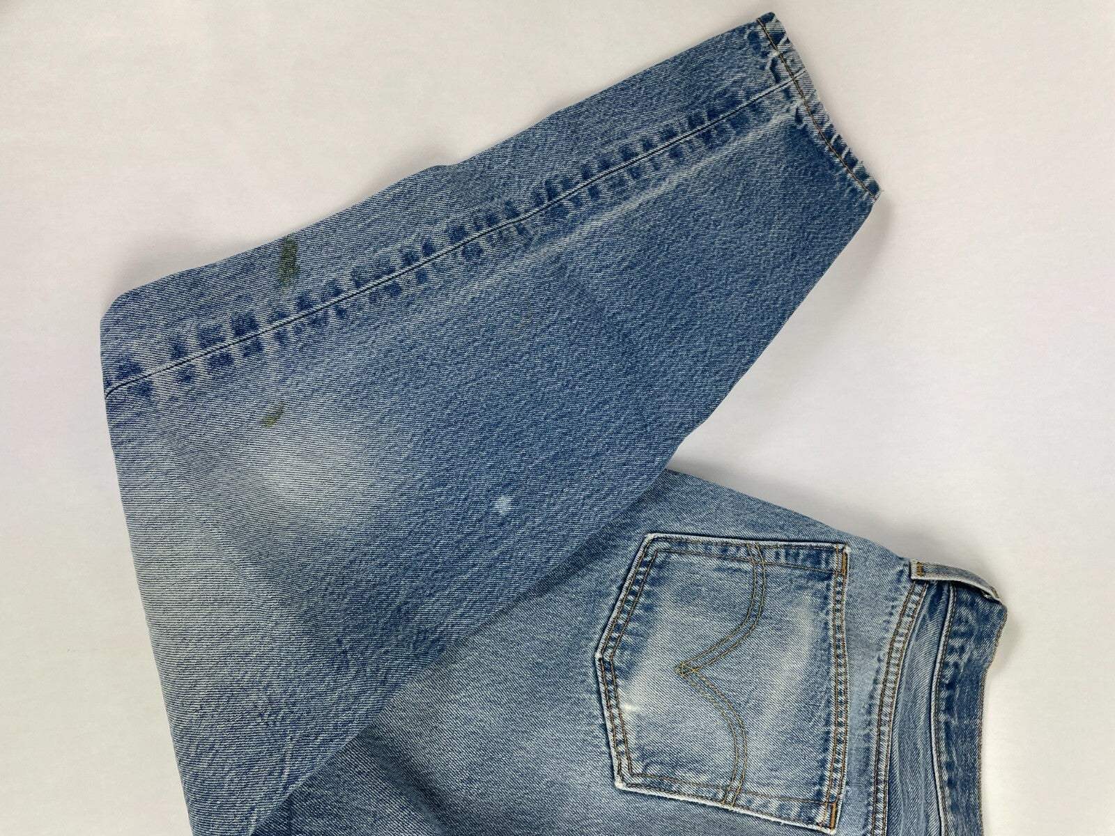 Levi's Men's Blue 501 Regular Fit Straight Leg Jeans Size W 36 L 36