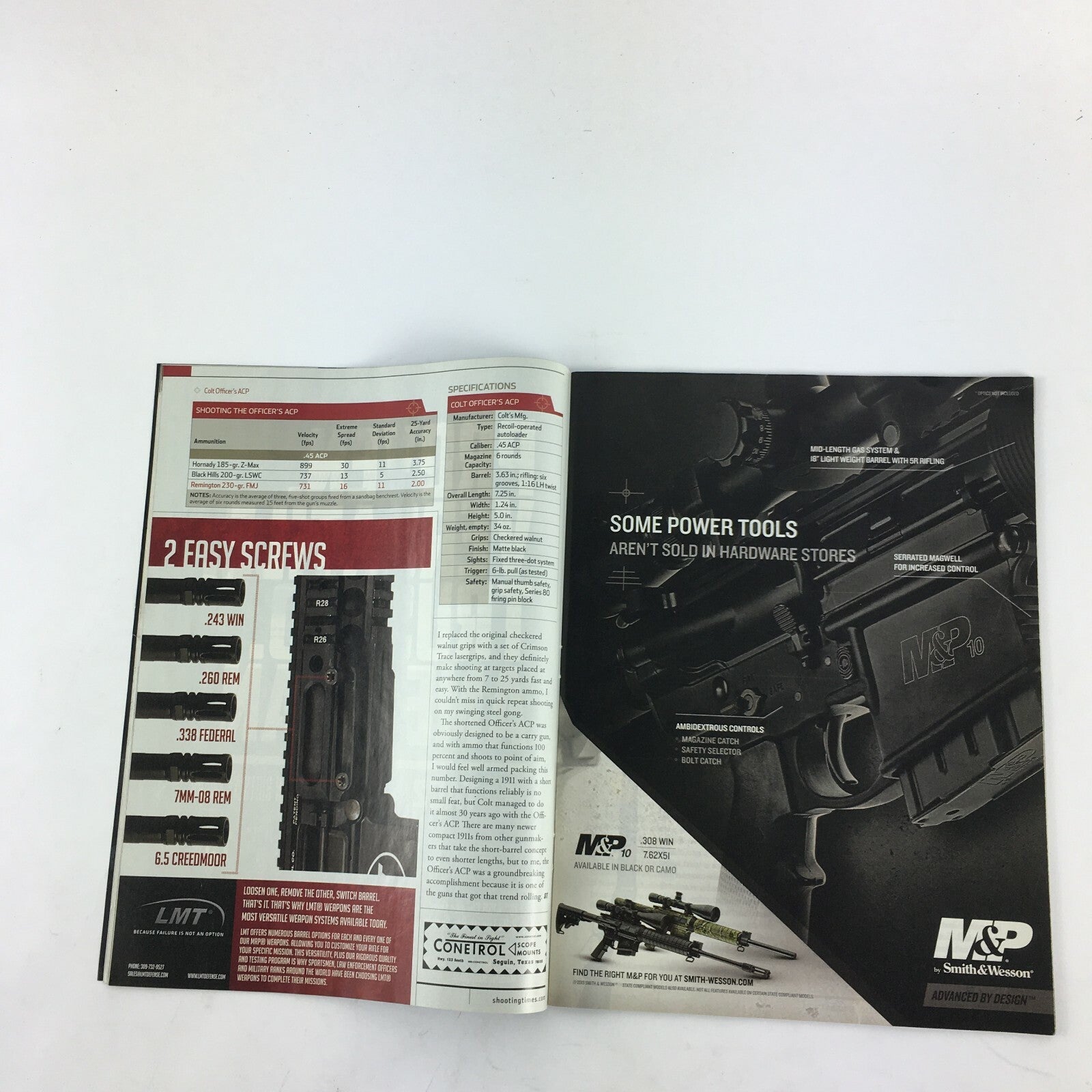 December 2013 Shooting Time Magazine 6.8mm SPC II Surges! 1903A4 Sniper Rifle