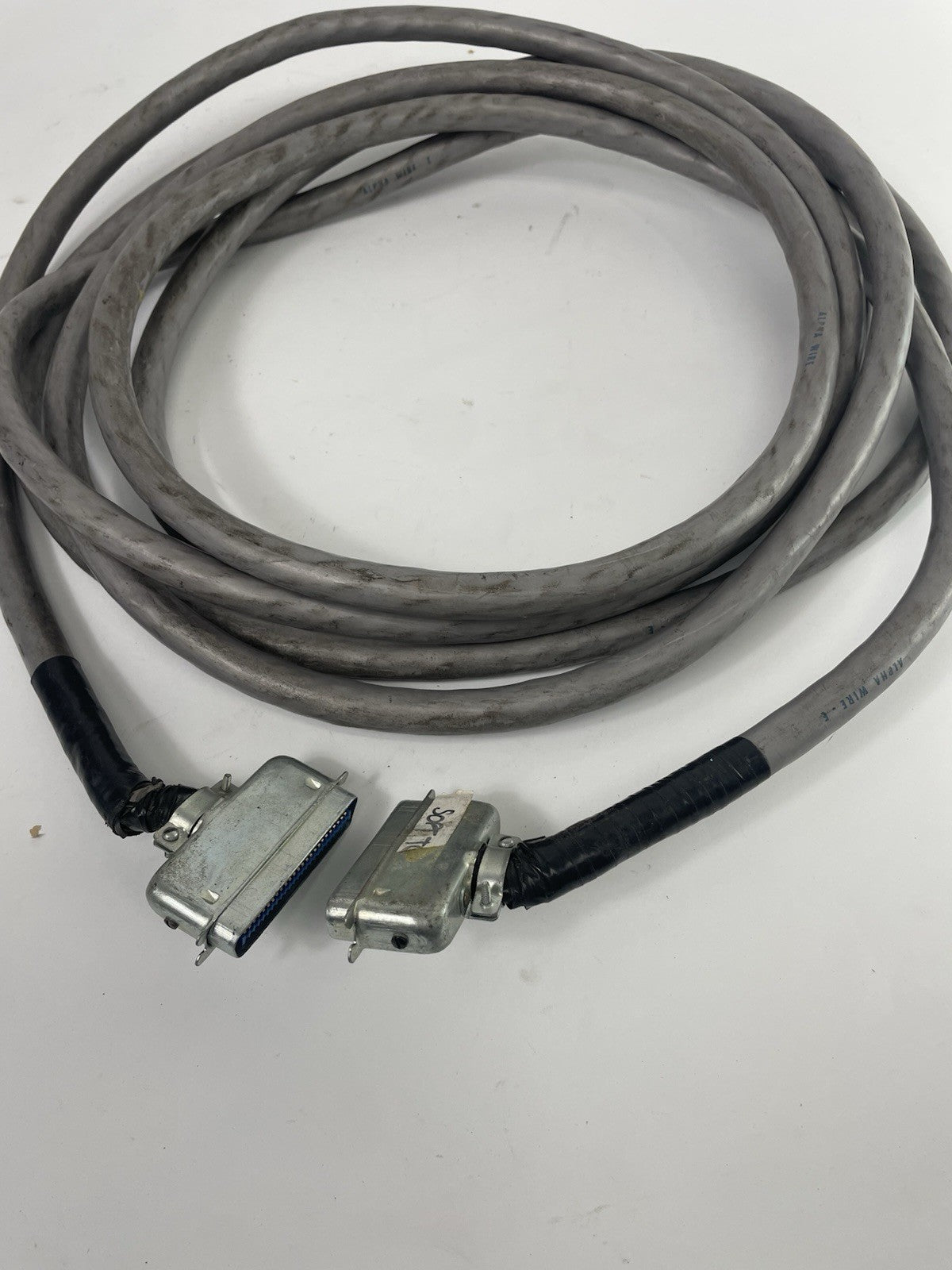 Alpha Wire E 1181/50C Cable 22 AWG 50 Conductors IDC Type Male CN50 Crimp Cable