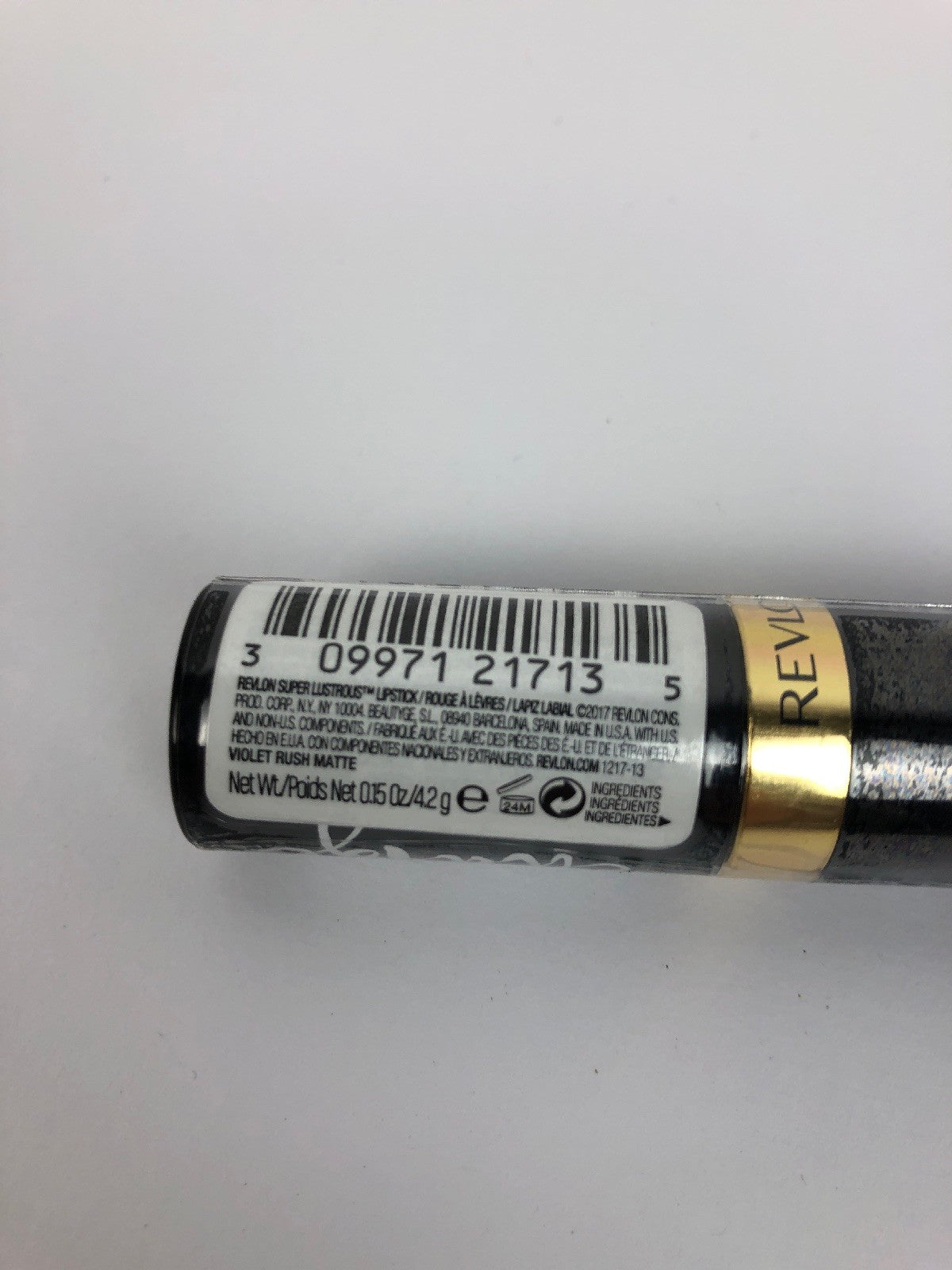 Lot of 2 NEW Revlon Super Lustrous COLOR CHARGE Matte Lipstick  #030 VIOLET RUSH