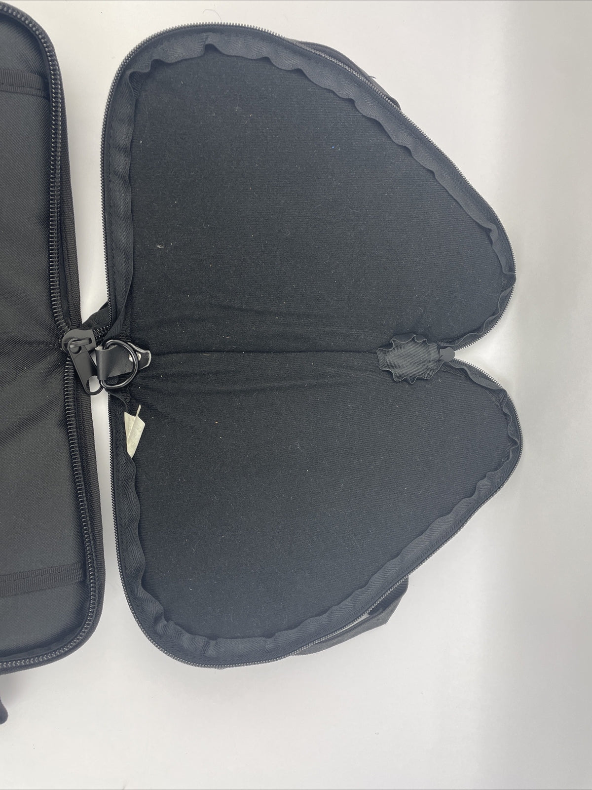 Lot of 2 x SCIPIO Tactical Rugged Double Padded Pistol Gun Ammo Case - Black
