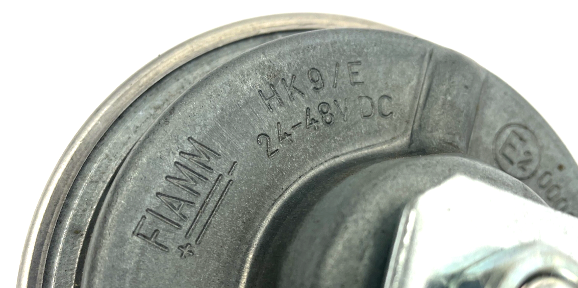 FIAMM HK9/E forklift horn 24-48VDC industrial warning horn with mounting bracket OEM part