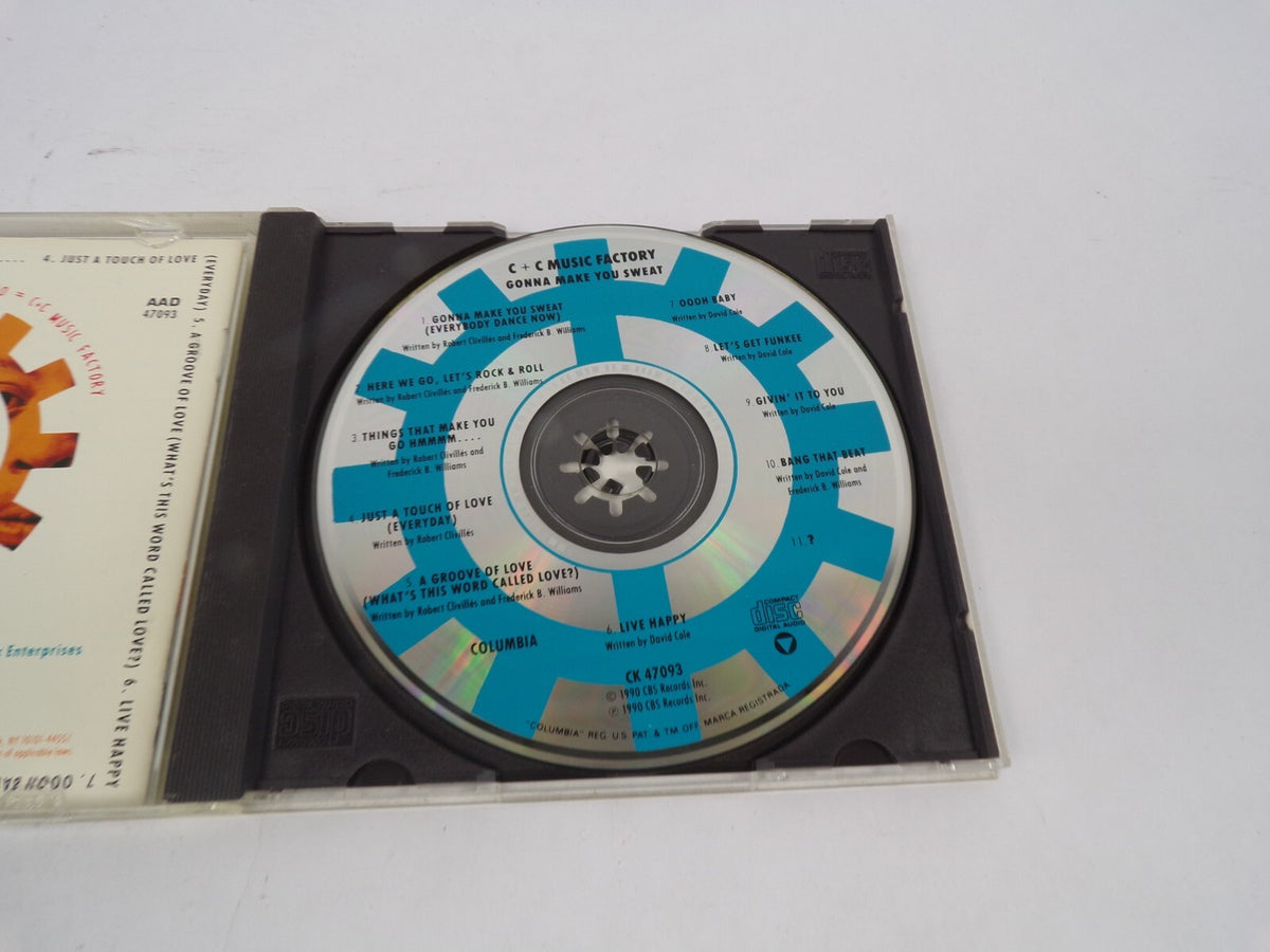 CC Music Factory Gonna Make You Sweat Here We Go, Let's Rock & Roll Things CD#67