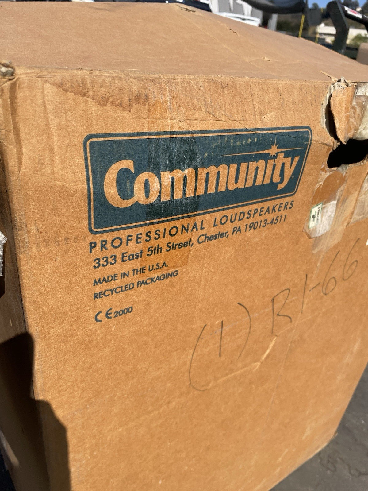 Community R1 12-inch 2-Way Horn-Loaded Athletic Field Loud Speaker - Tested!