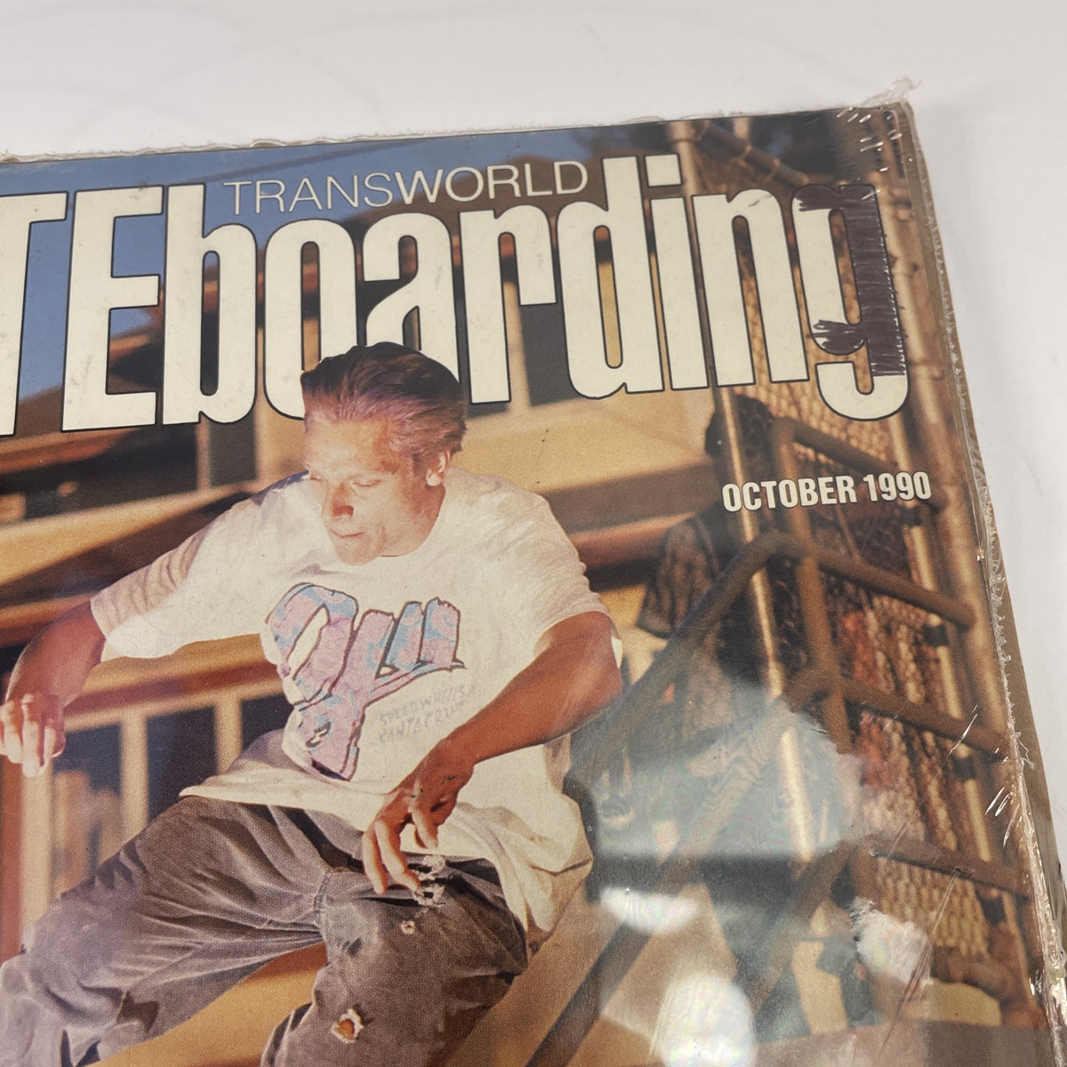 Transworld Skateboarding October 1990 Photo Issue Natas Kaupas Cover VGC