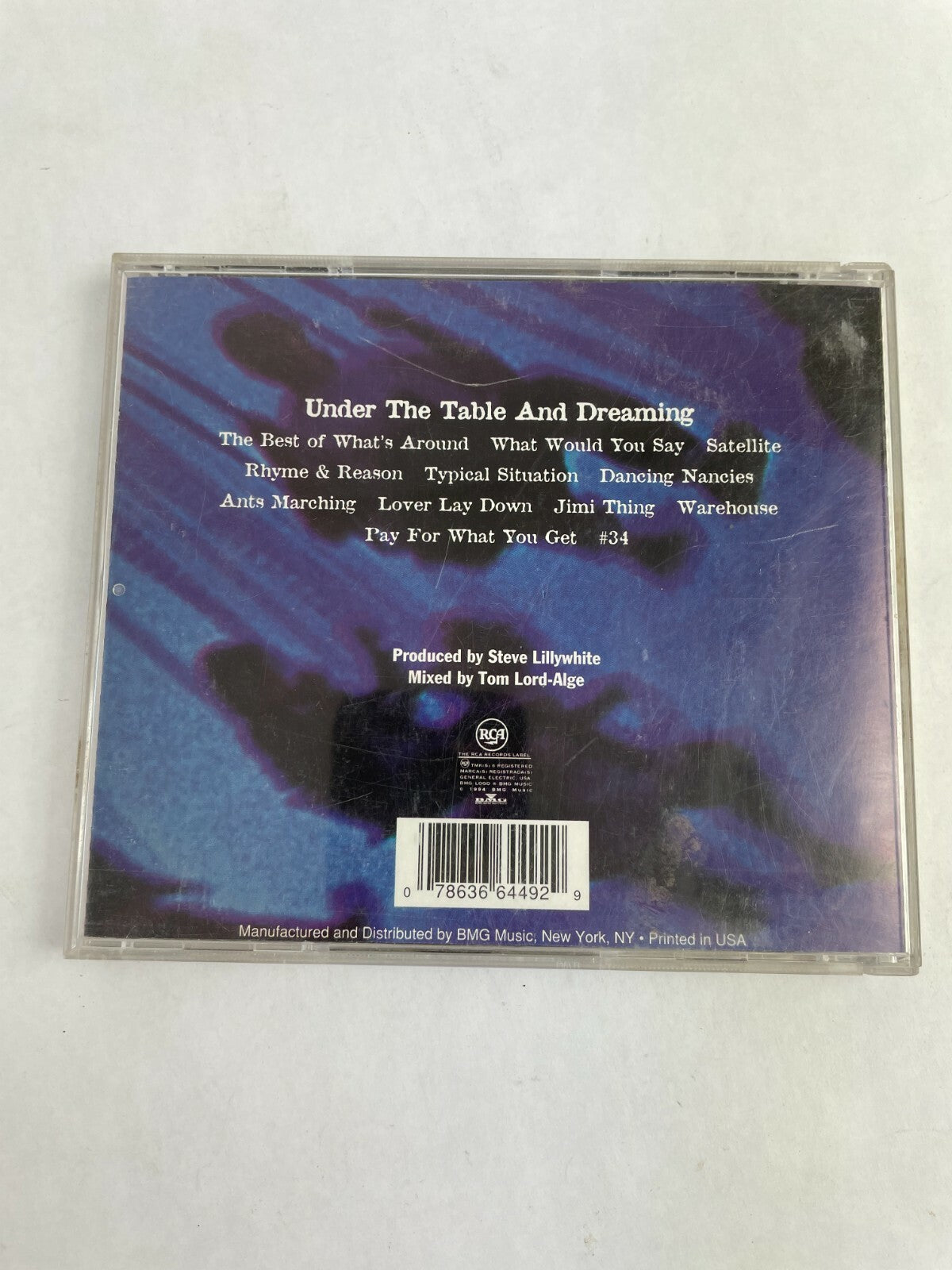 Dave Matthews Band Under The Table And Dreaming CD Q1