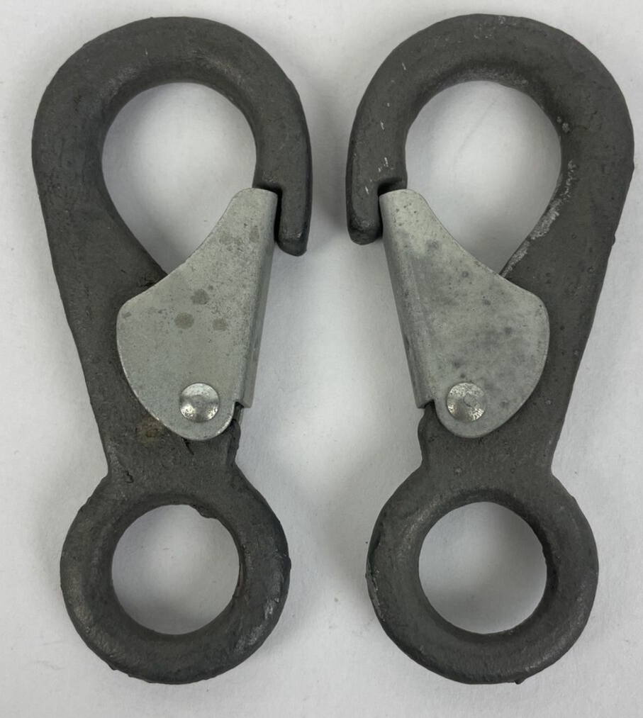 Lot of 2 x Boat Sport Utility SCA1304 Snap Hook ( 3-1/4" ) Heavy Duty Round Eye