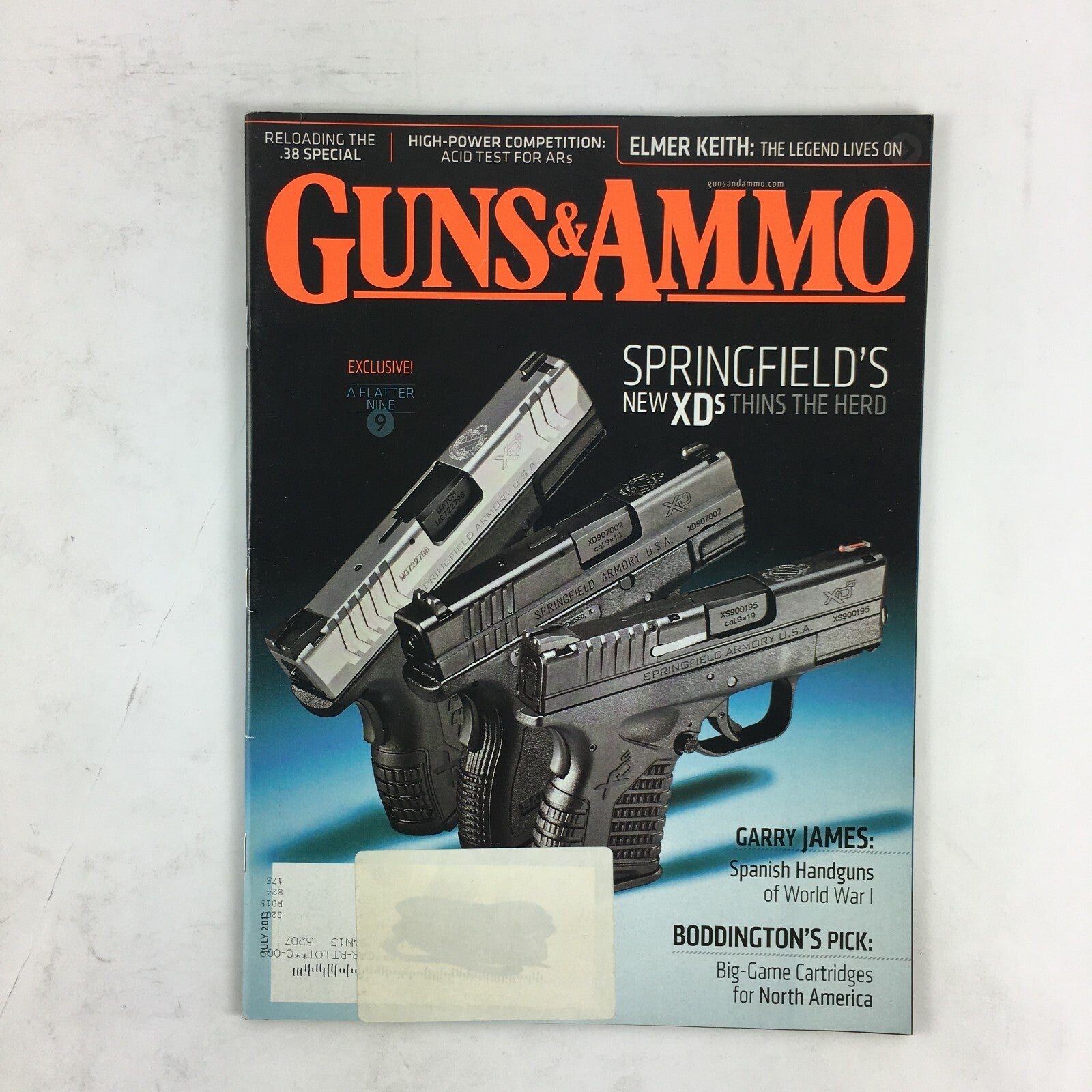 July 2013 Guns & Ammo Magazine Springfields GarryJames SpanishHandgun ElmerKeith