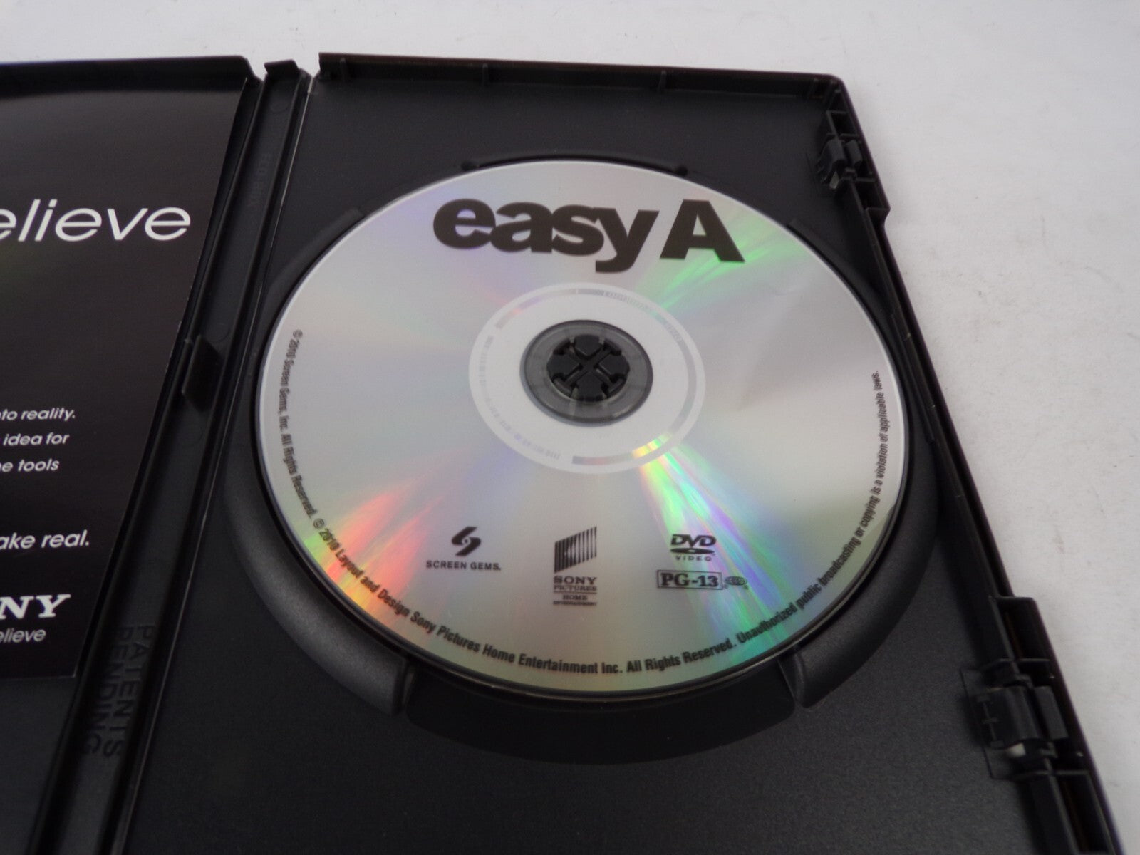 Easy A Emma Stone Penn Badgley Amanda Bynes Thomas Haden Church DVD Movies
