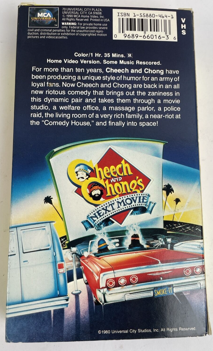 Cheech and Chongs Next Movie - VHS ( 1992, MCA Universal Home Video ) LOOK