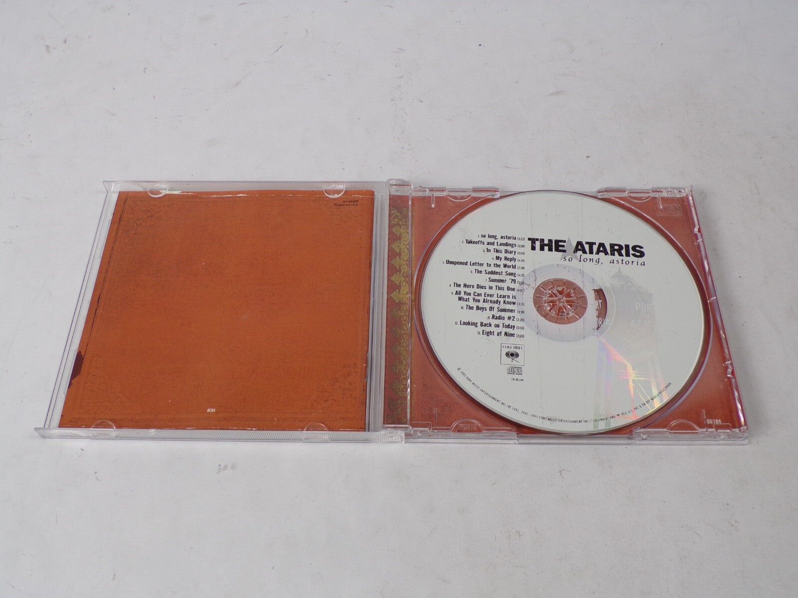 The Ataris So Long Astoria Takeoff's And Landings In This Diary My Reply CD#41