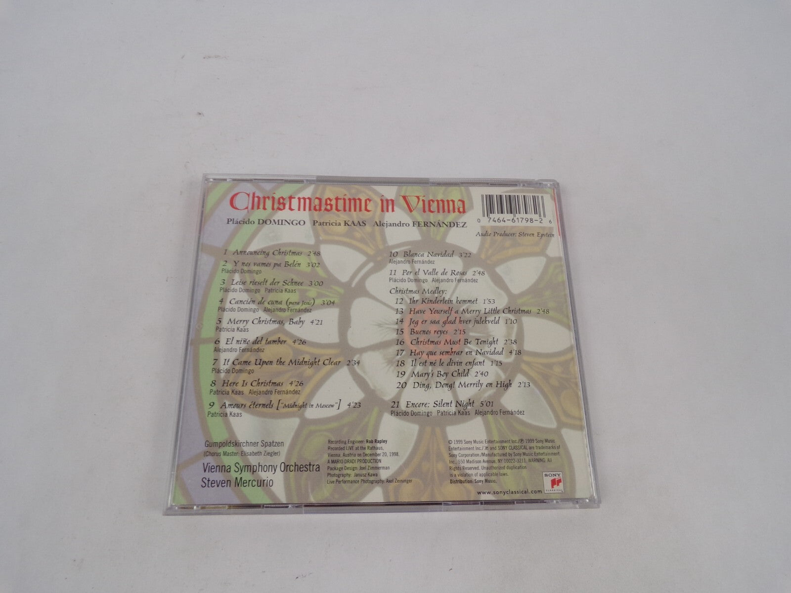 Christmastime In Vienna Announcing Christmas Y Nos Vames Pa Belen Leise CD#69