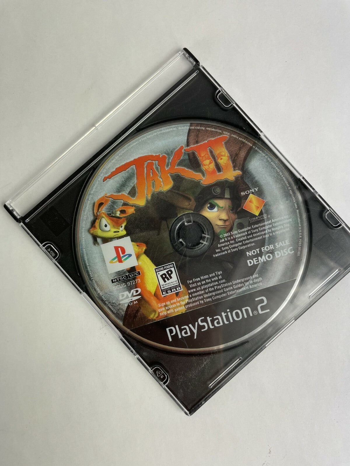 Jak II Play Station 2 Disc Q12