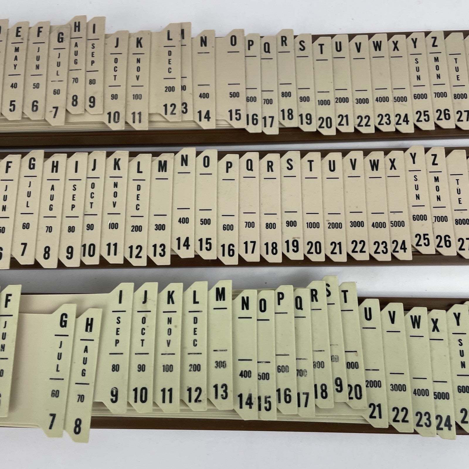 Lot of 3 Pendaflex General Purpose Indexed Sorter Letter Size Plastic # 40652