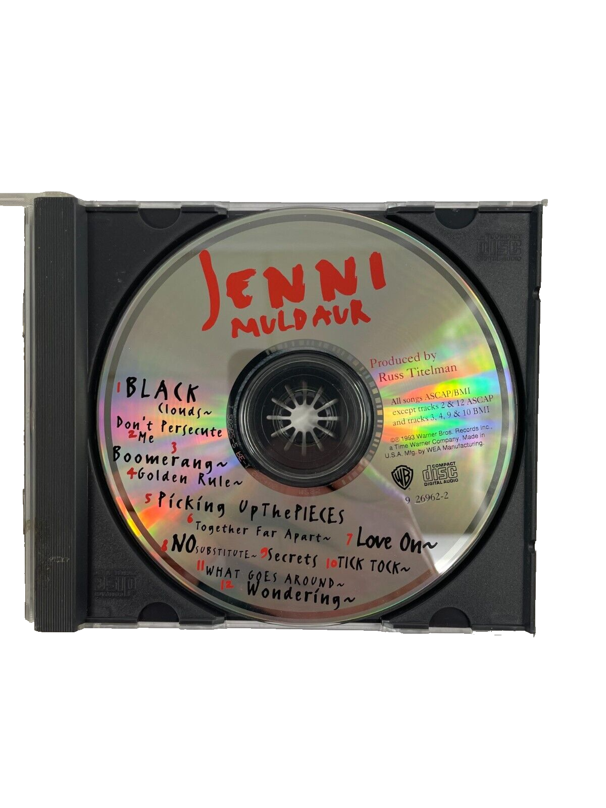 Jenni Muldaur Black Clouds Dont Persecute Me Boomerand Golden Rule #M-N-O