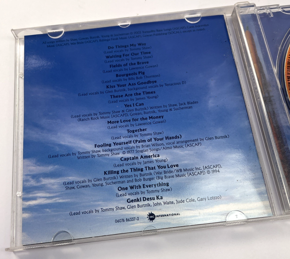 STYX Cyclorama Digital Audio CD 2003 Sanctuary Lawrence Gowan 2003 BMG Records